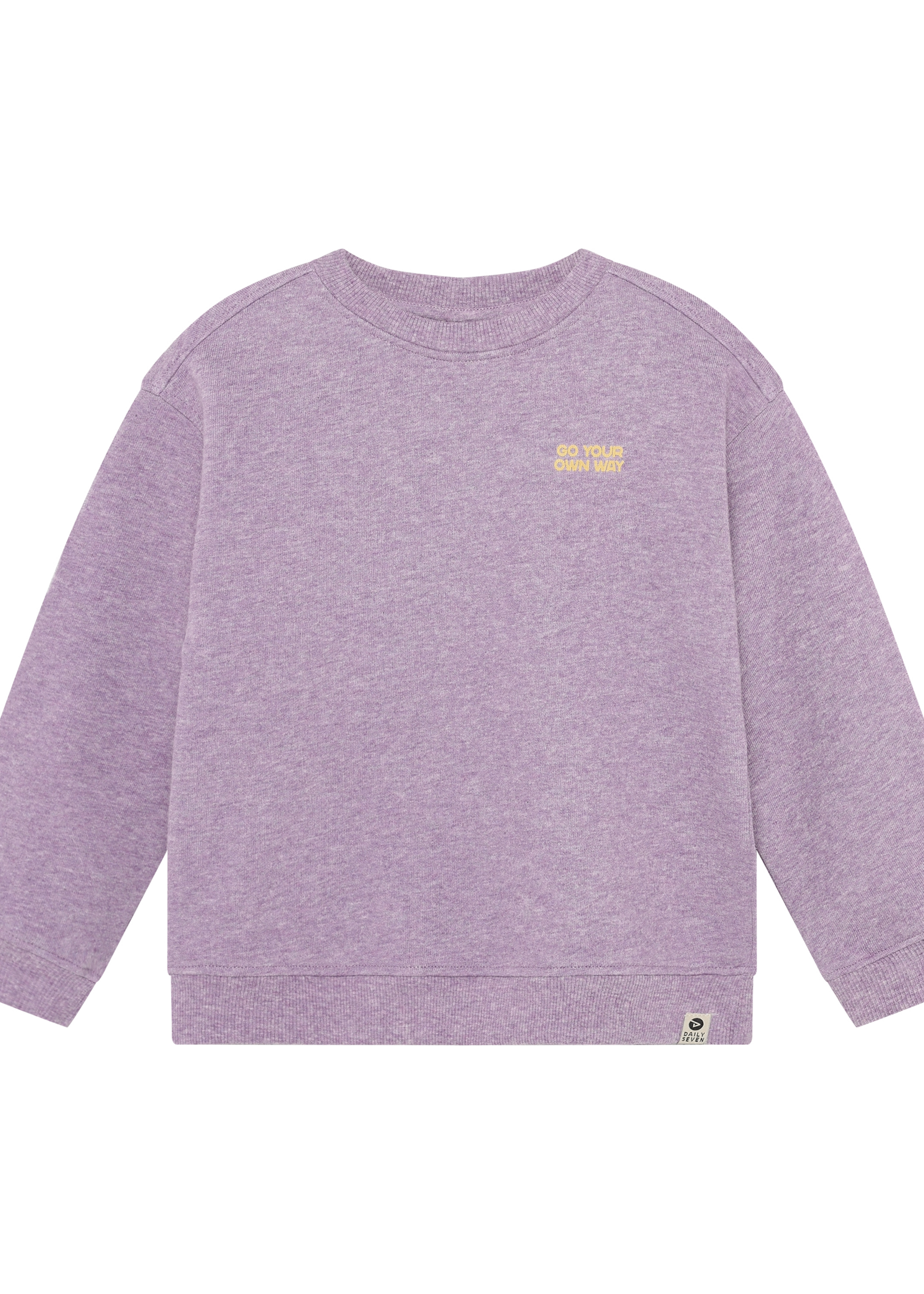 Daily7 Daily7 | Oversized Sweater Backprint – Purple