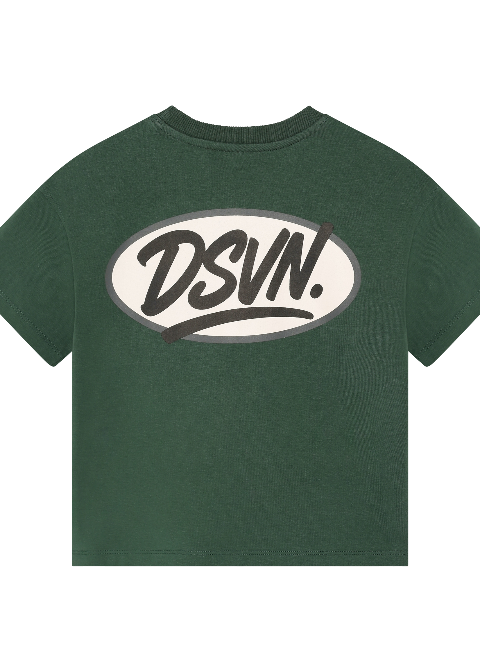 Daily7 Daily7 | Oversized T-shirt Backprint  - Green