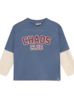 Daily7 Daily7 | T-shirt Longsleeve Over Sleeve – Blue