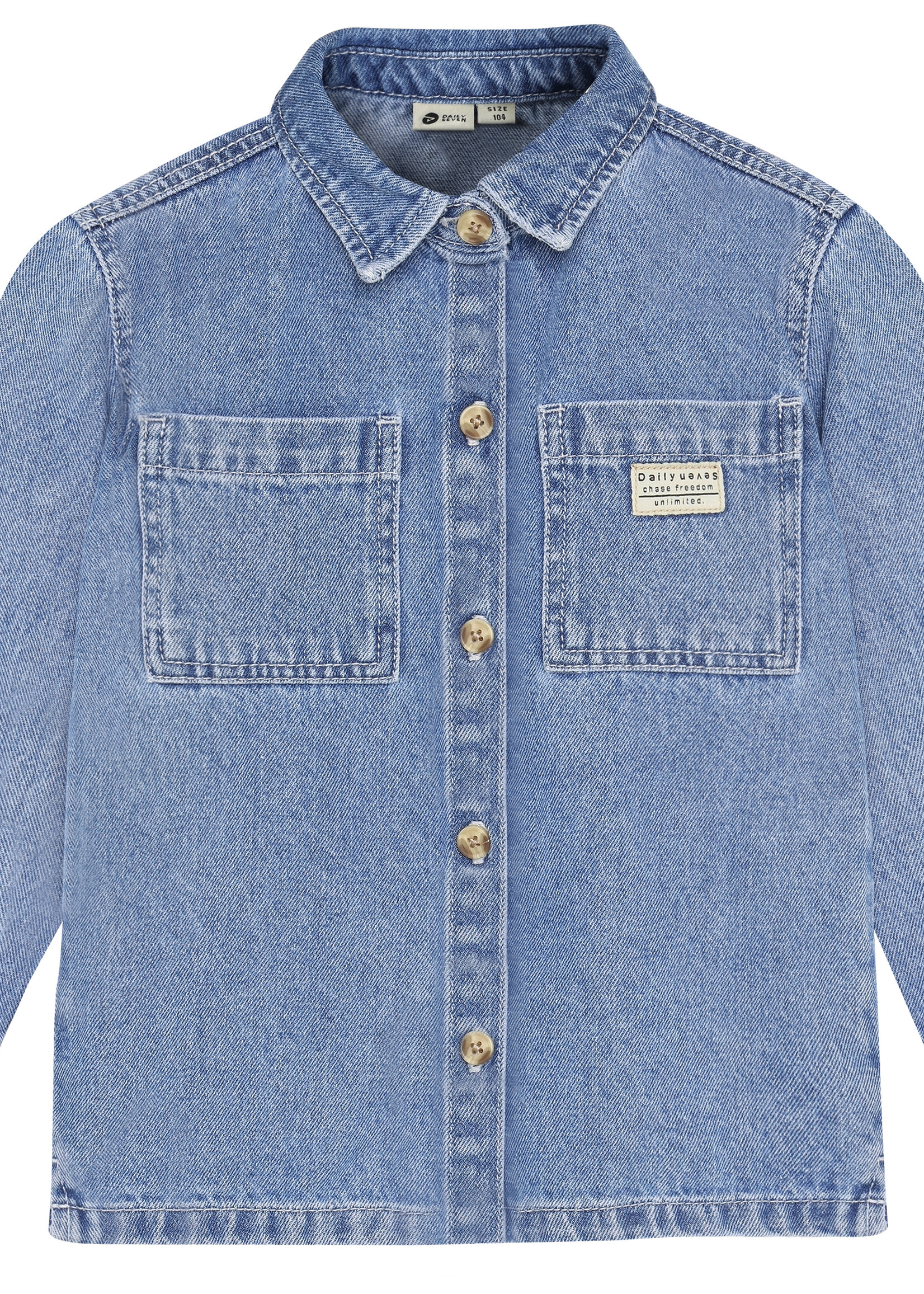 Daily7 Daily7 | Shirt Longsleeve Denim – Blue