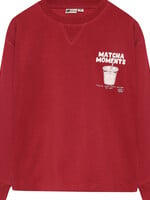 Daily7 Daily7 | T-shirt Longsleeve Chest print – Red
