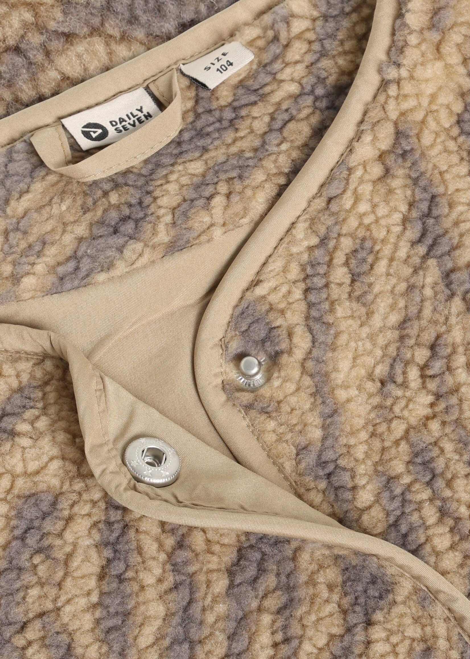 Daily7 Daily7 | Teddy Gilet Animal – Brown