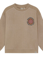 Daily7 Daily7 | Oversized Sweater Backprint – Brown