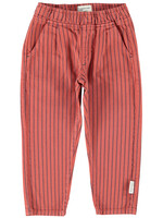 Piupiuchick Piupiuchick | trousers | bordeaux w/ black stripes