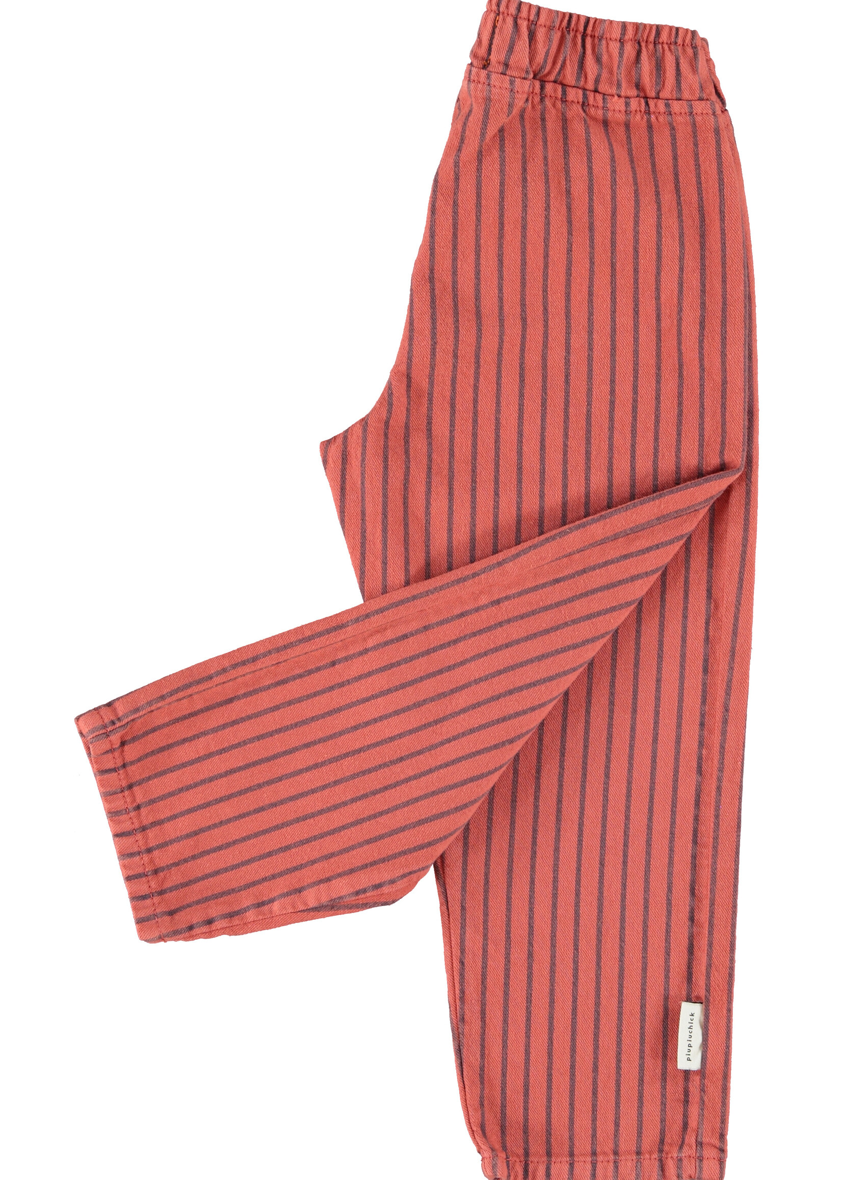 Piupiuchick Piupiuchick | trousers | bordeaux w/ black stripes