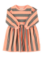 Piupiuchick Piupiuchick | short dress | pink & green stripes