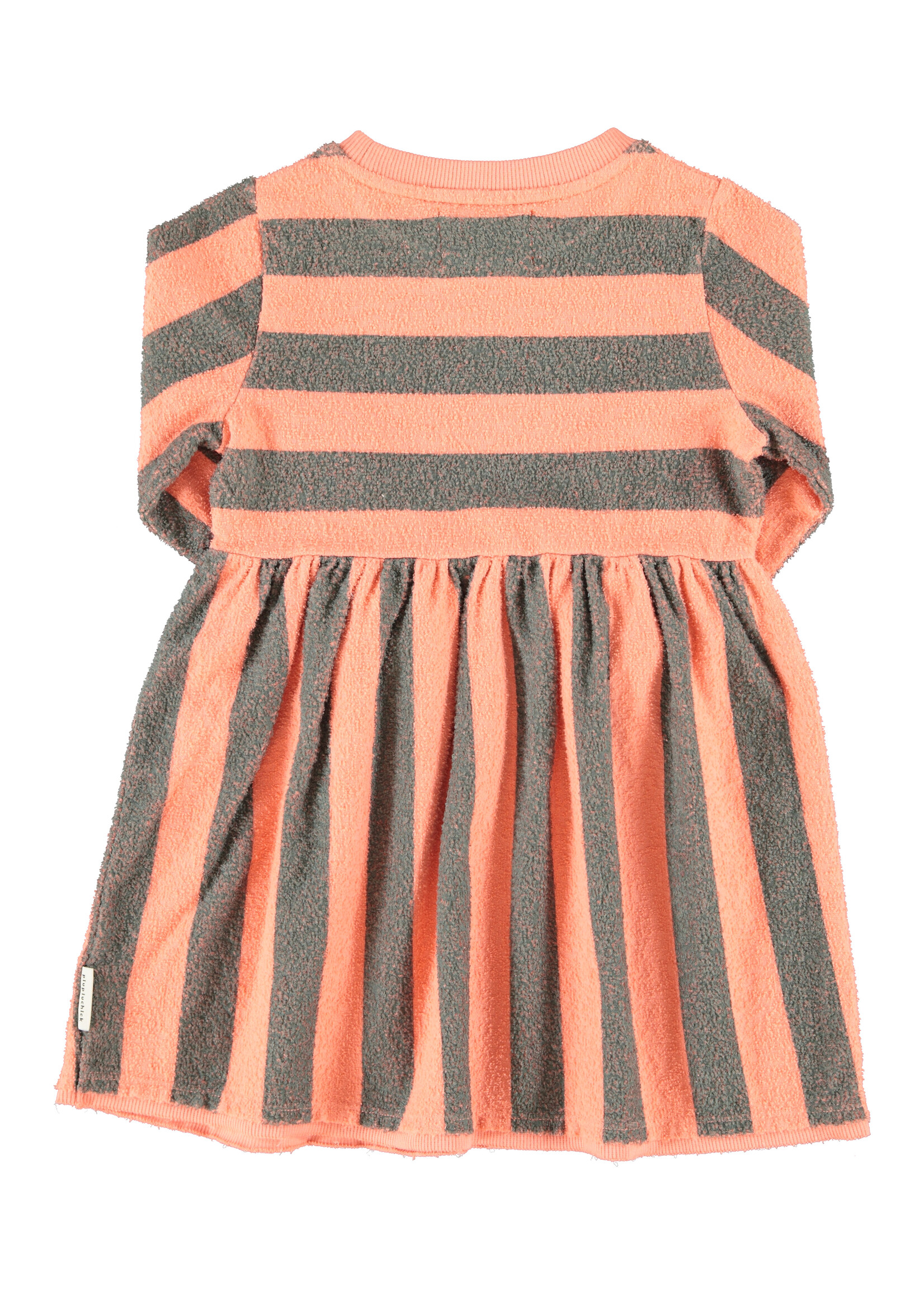 Piupiuchick Piupiuchick | short dress | pink & green stripes