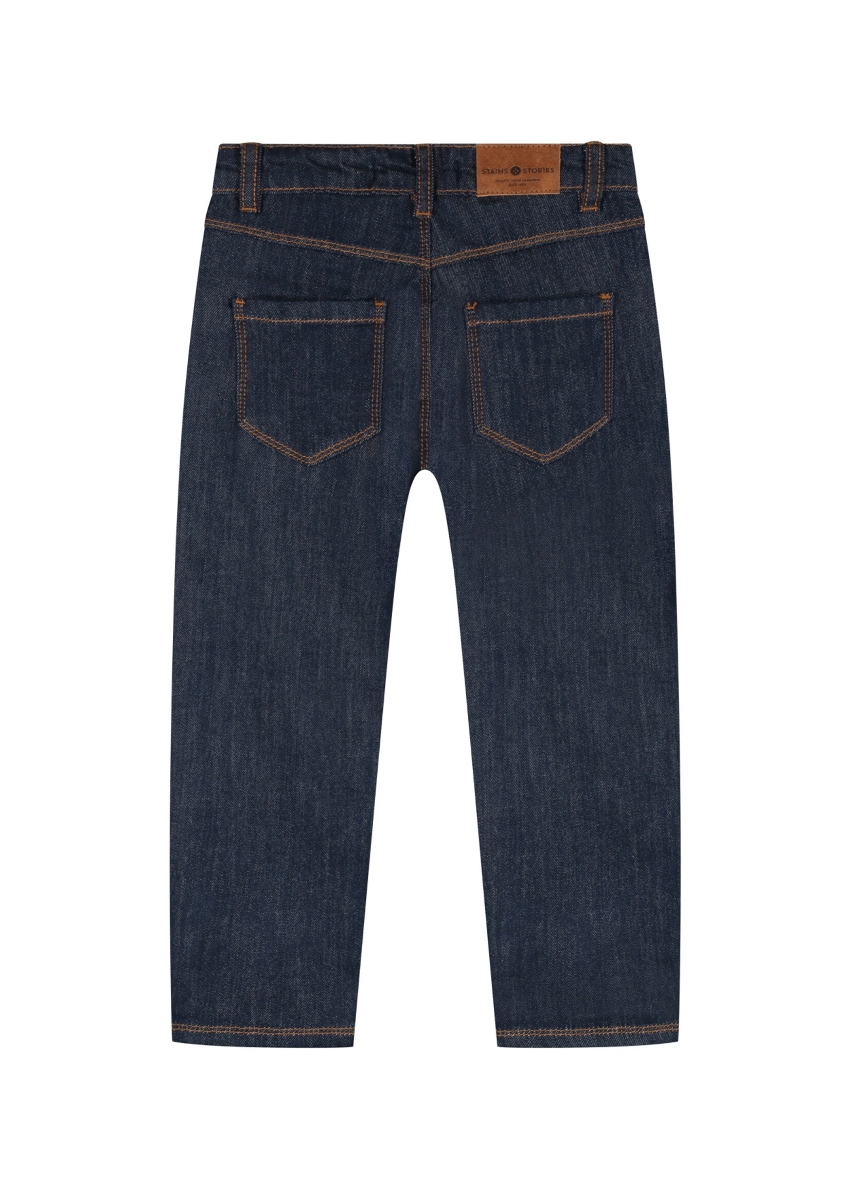 Stains & Stories  Stains & Stories | boys denim wide fit - Dark blue denim