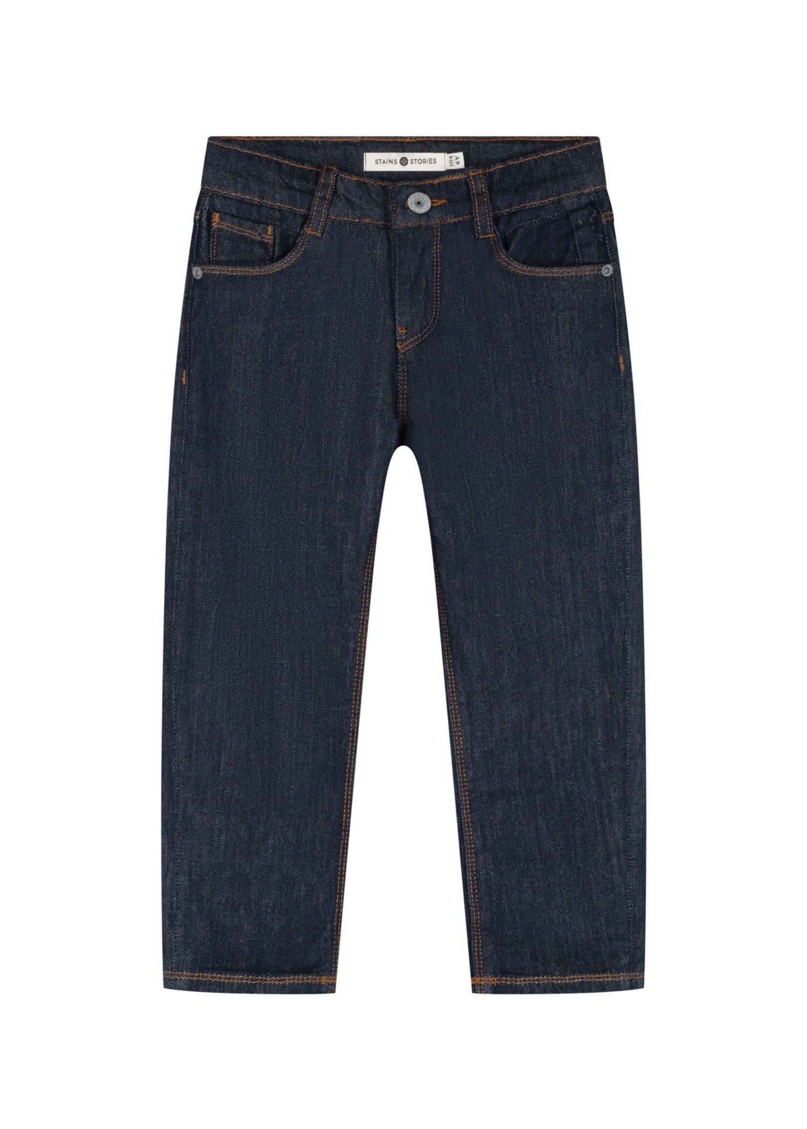 Stains & Stories  Stains & Stories | boys denim wide fit - Dark blue denim