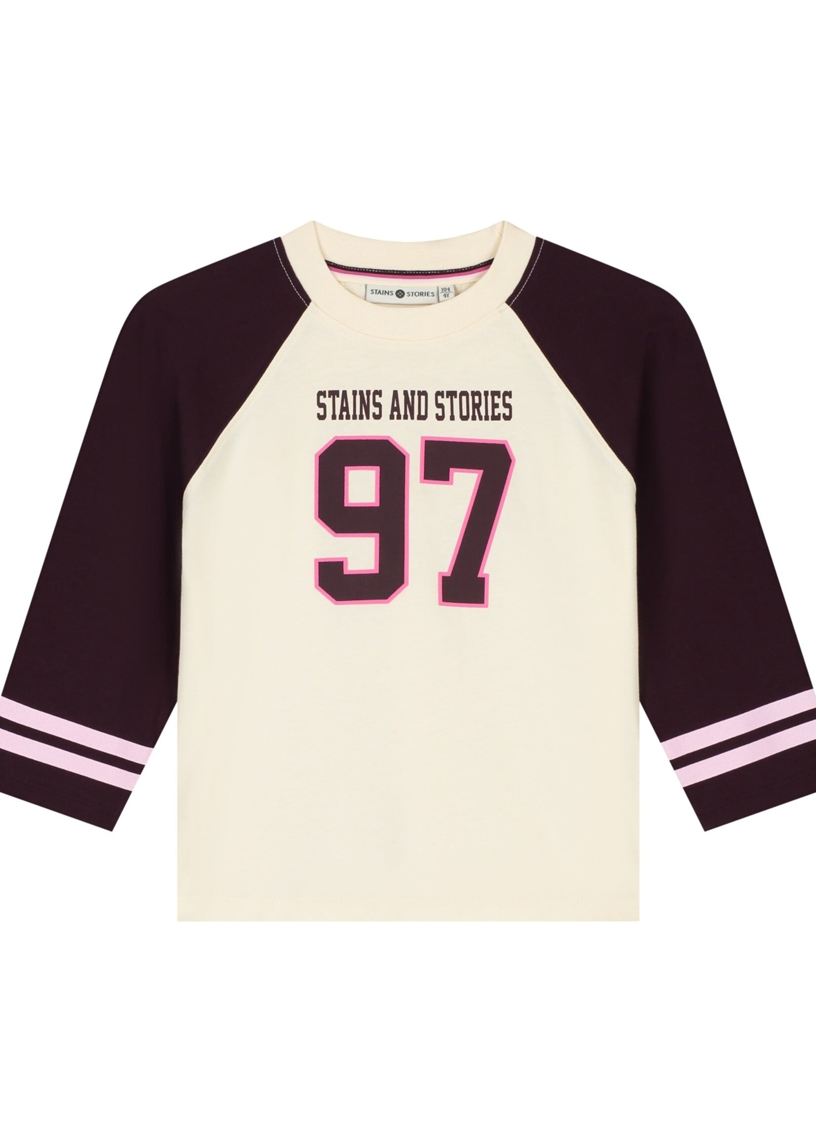 Stains & Stories  Stains & Stories | girls t-shirt long sleeve - Wine Red