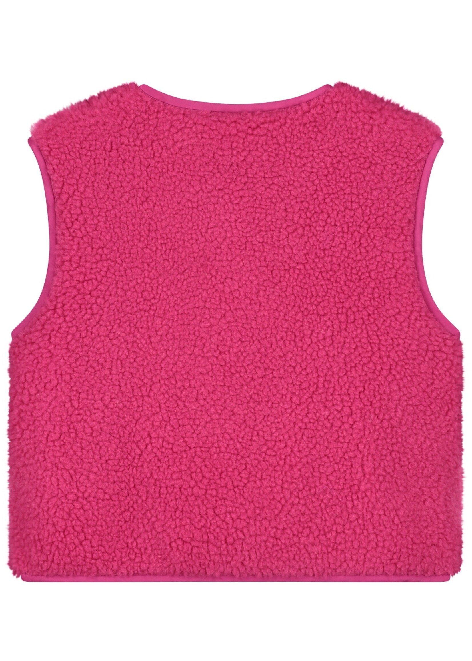 Stains & Stories  Stains & Stories | girls teddy gilet - Magenta