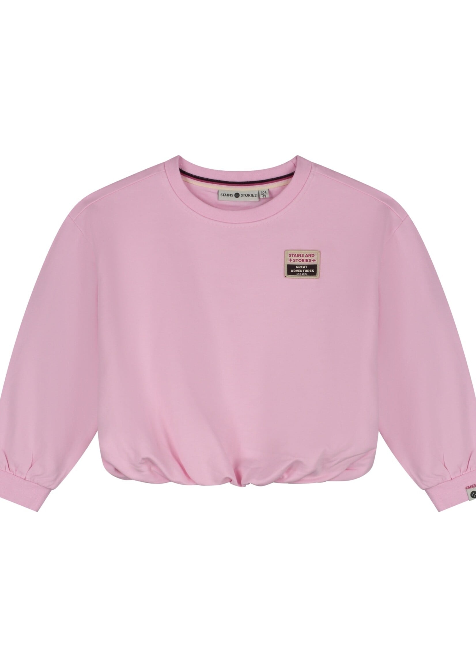 Stains & Stories  Stains & Stories | girls sweatshirt – Pink