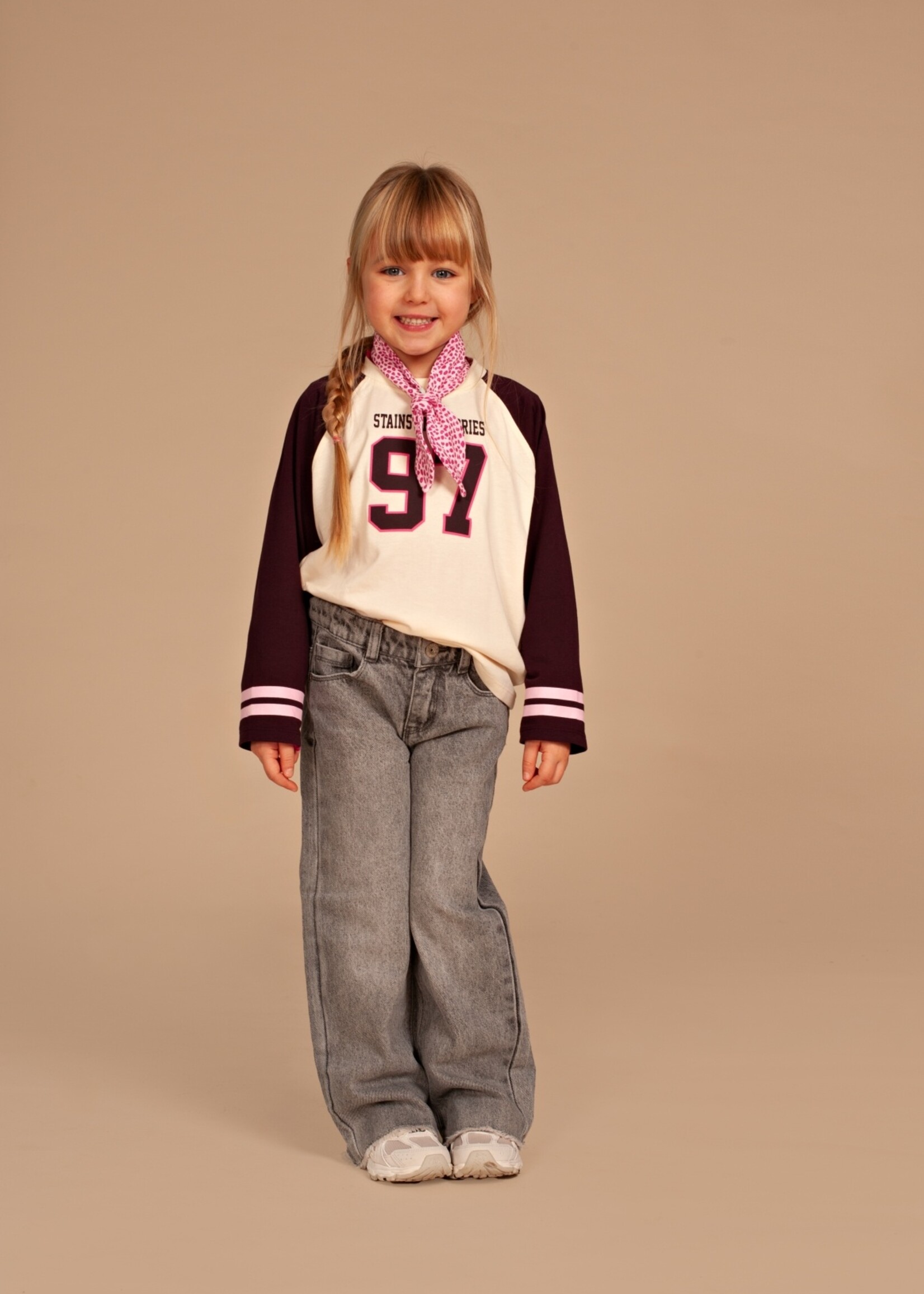 Stains & Stories  Stains & Stories | girls wide leg pants - Mid Grey Denim