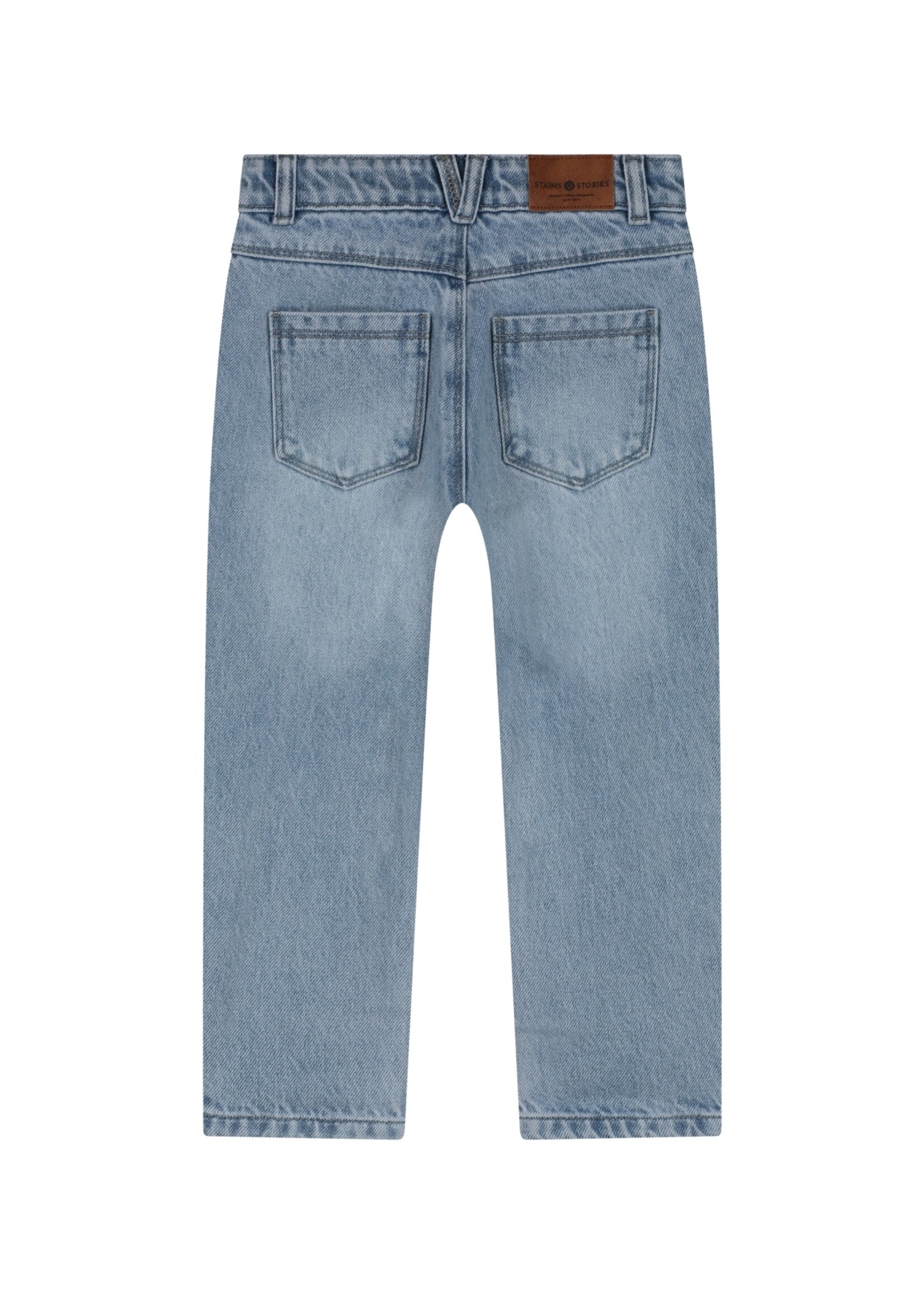 Stains & Stories  Stains & Stories | boys denim wide fit - Light blue denim