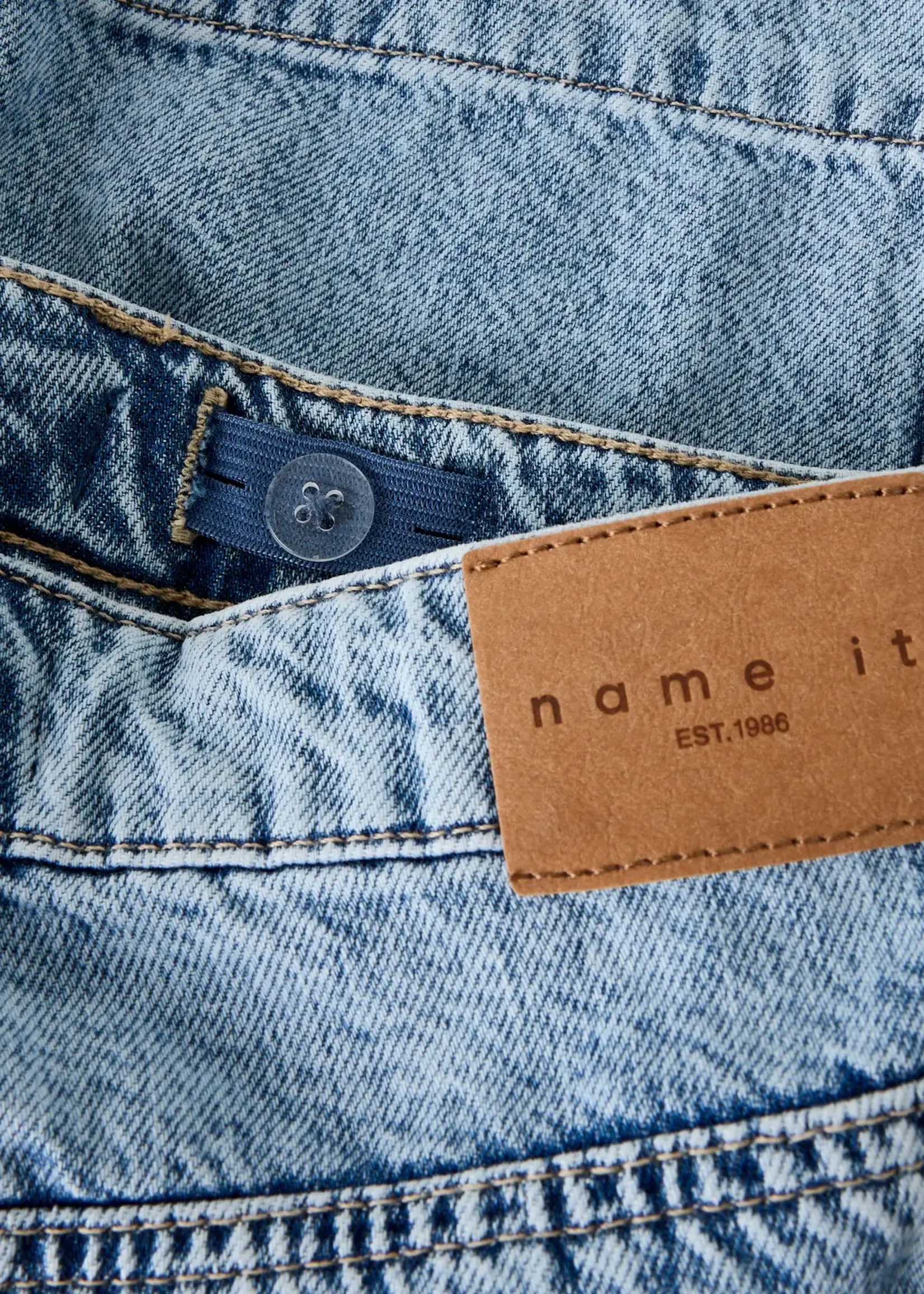 Name It Name it | NKFROSE dnm long shorts 2072-MJ J - Light Blue Bleached Denim