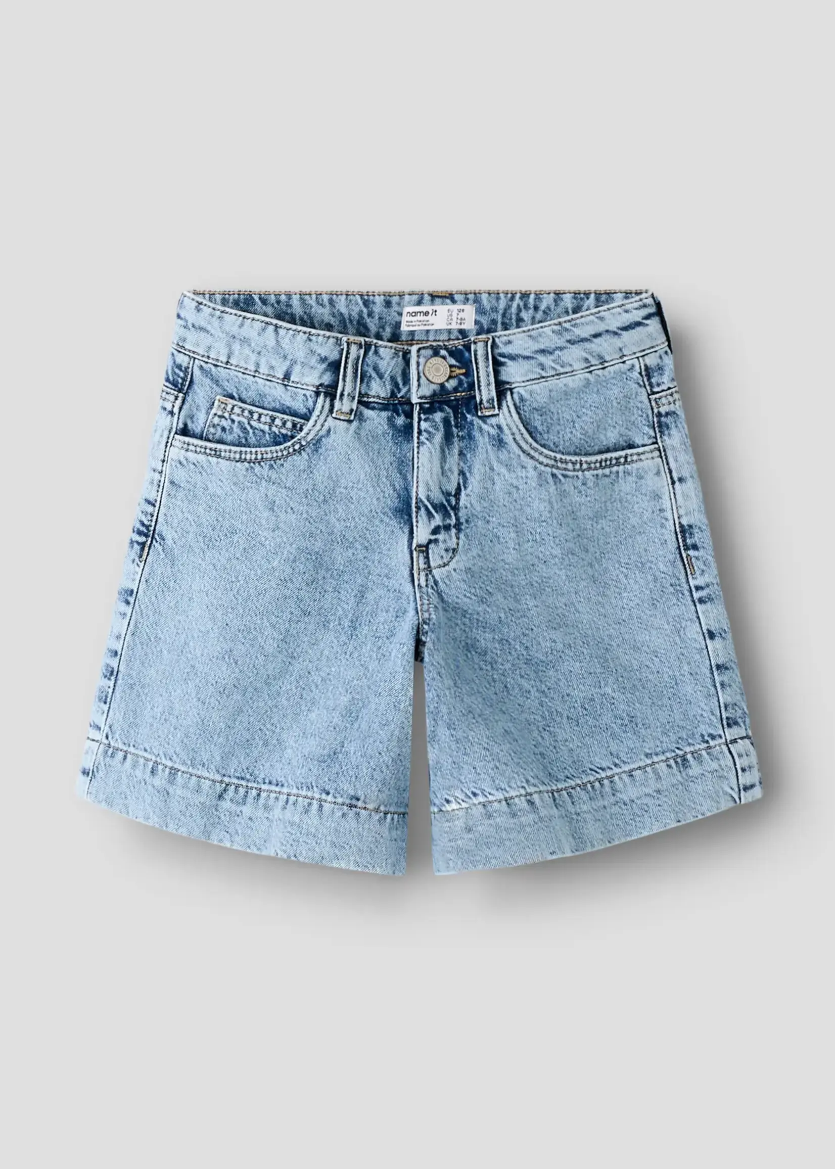Name It Name it | NKFROSE dnm long shorts 2072-MJ J - Light Blue Bleached Denim