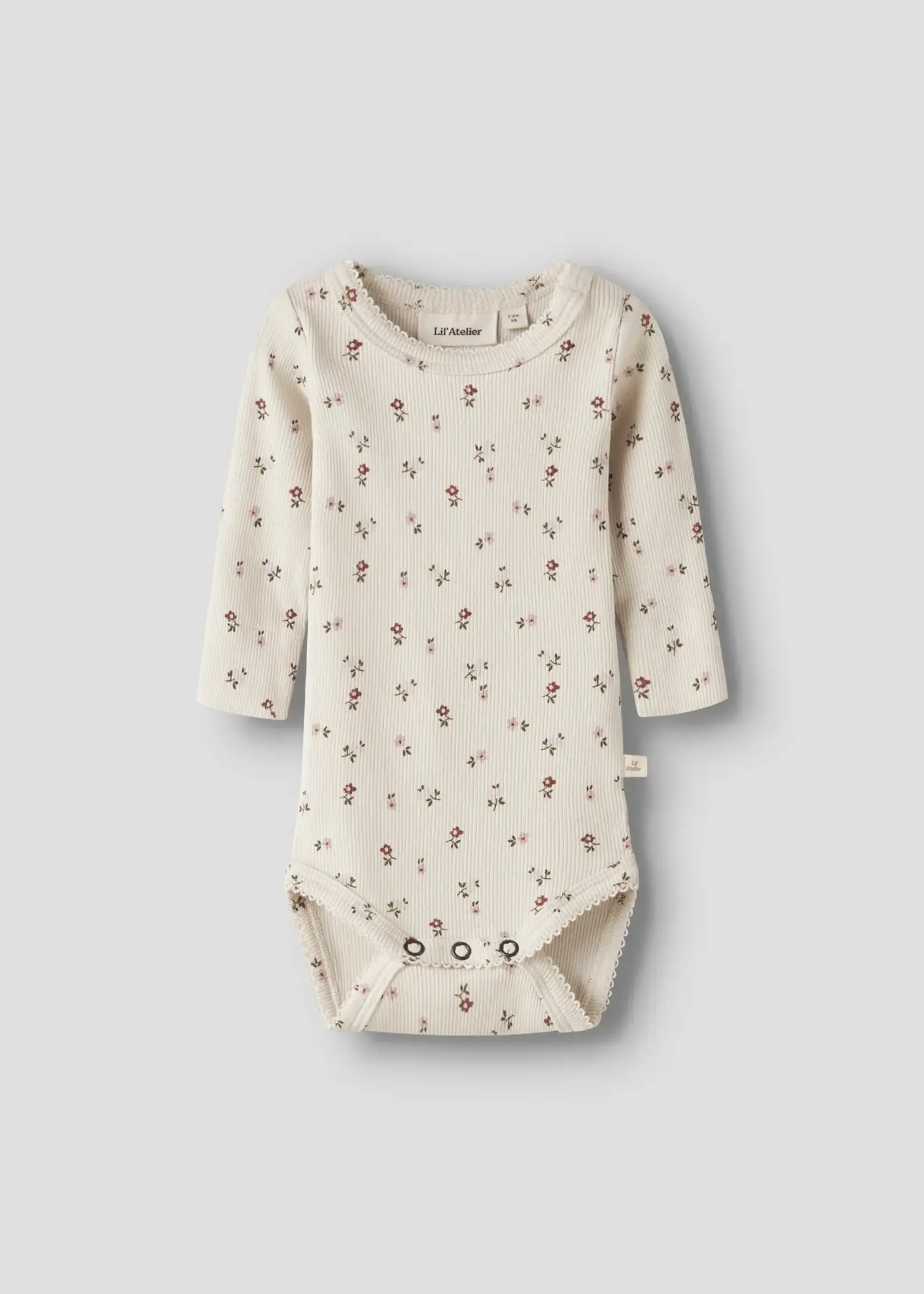 Lil’ Atelier Lil'Atelier | NBFGAGO sl slim body lil noos - Turtledove / Floral