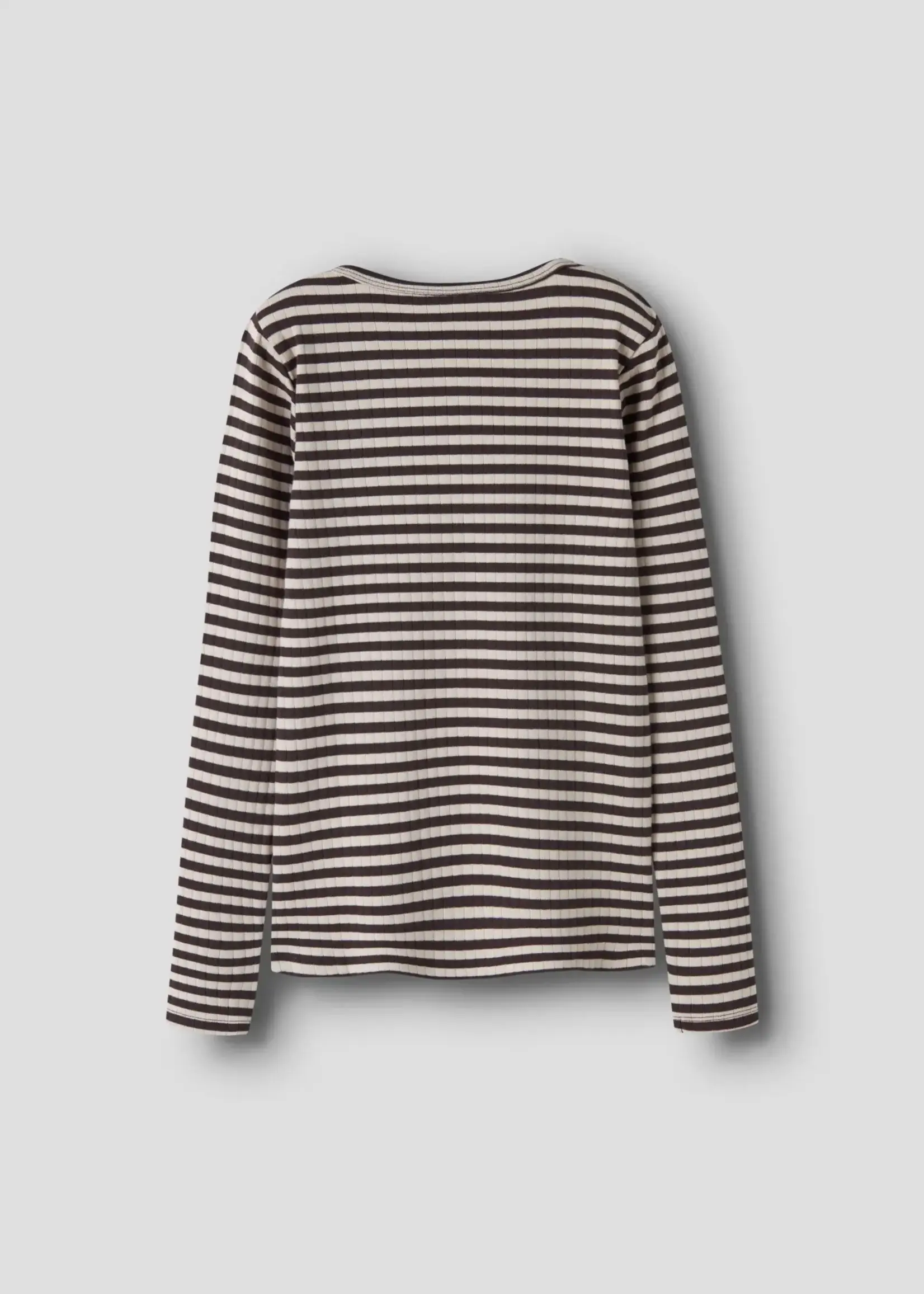 Name It Name It | NKFSURAJA ZSL LS TOP NOOS - Black Coffee/ White Peyote