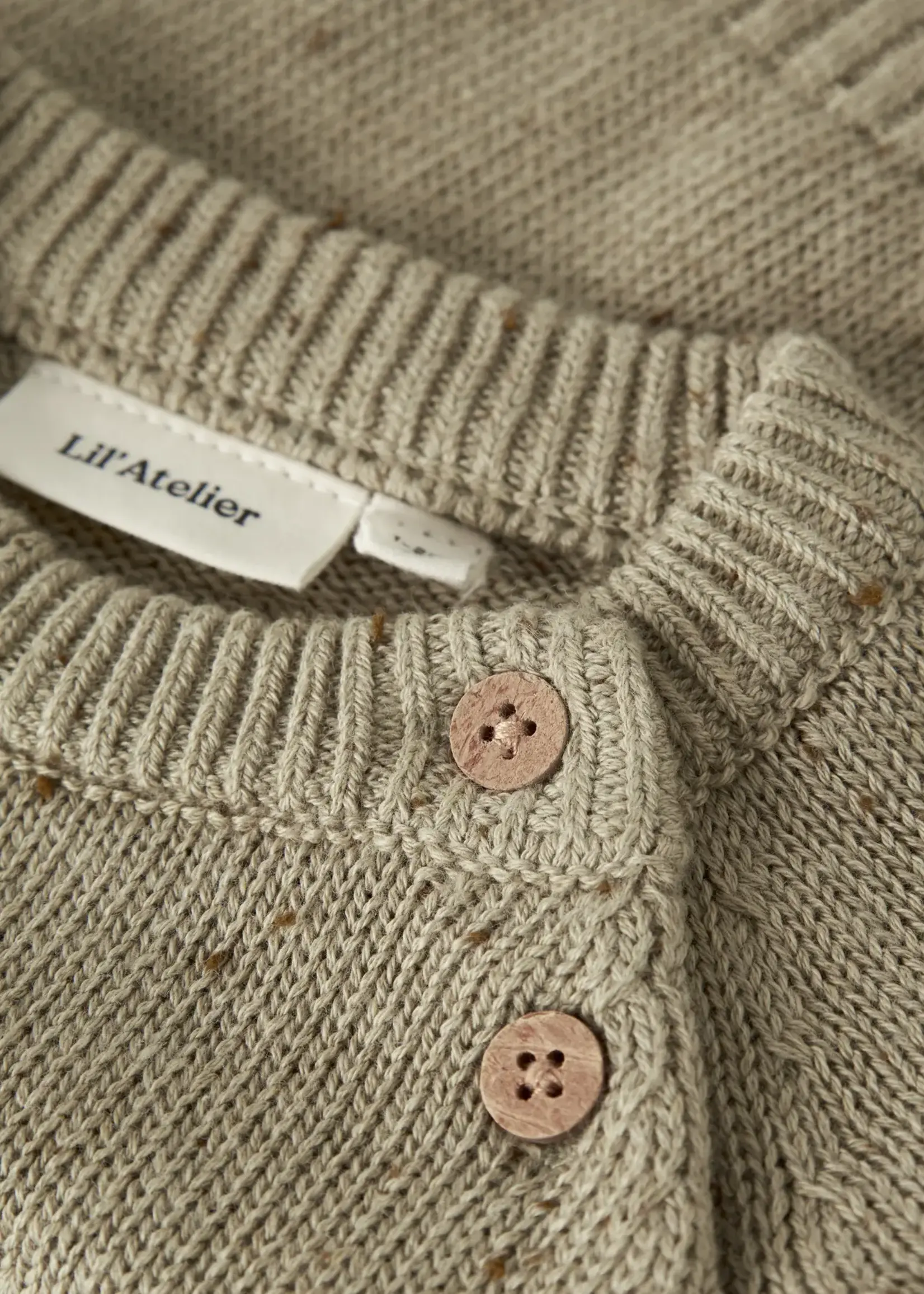 Lil’ Atelier Lil' Atelier | NBNGAL TO FIK LS KNIT LIL - Twill