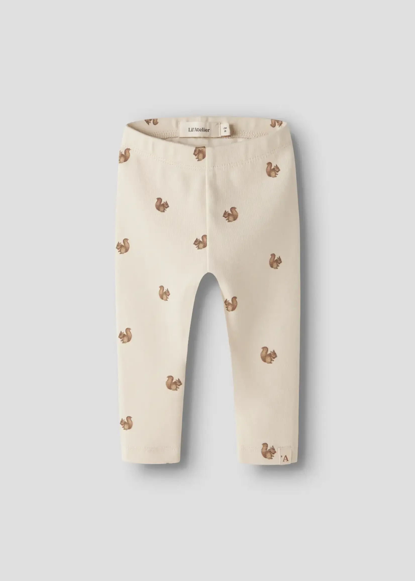 Lil’ Atelier Lil' Atelier | NBNLAYO KIM SLIM LEGGING LIL NOOS - Turtledove/Squirrel