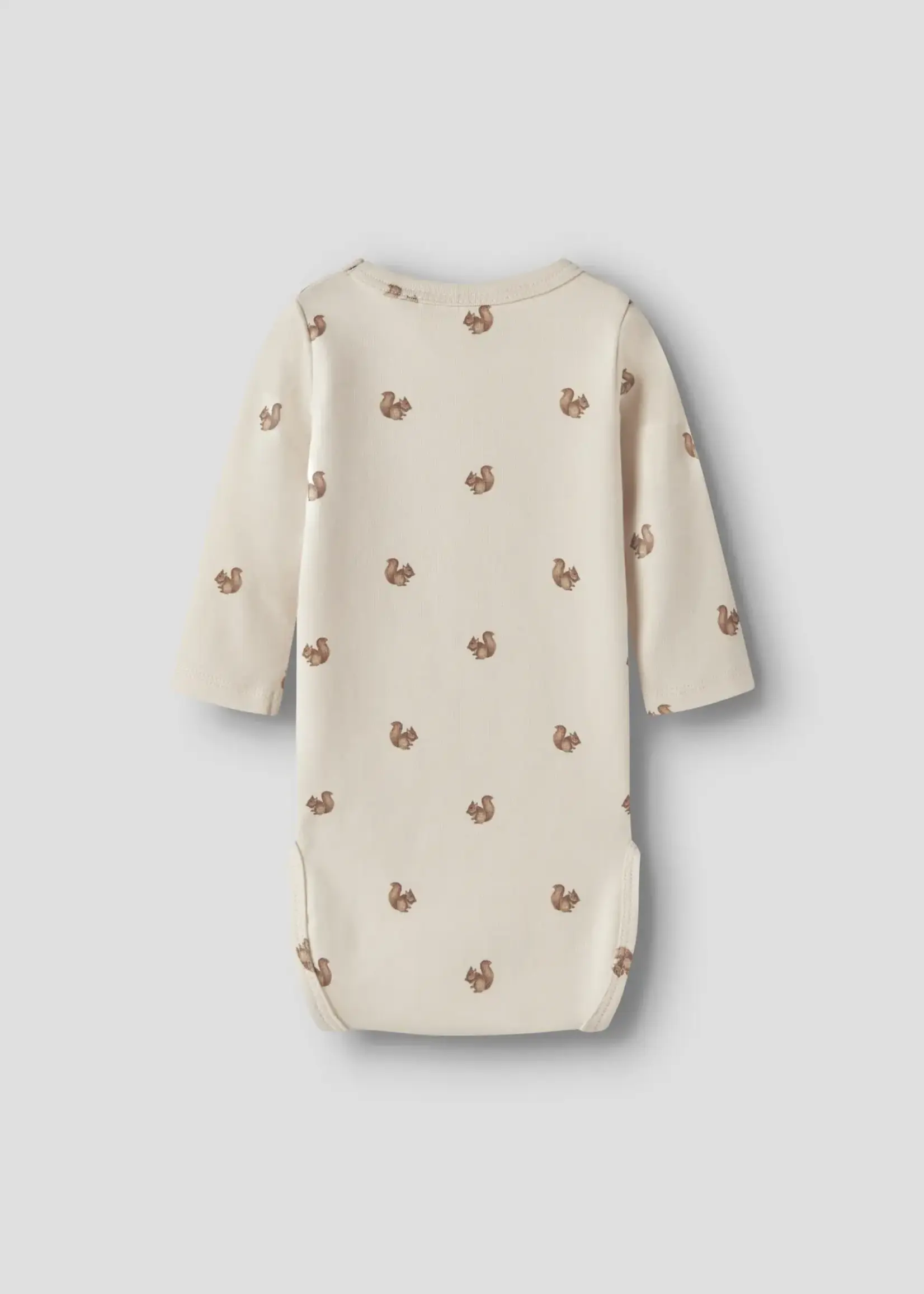 Lil’ Atelier Lil' Atelier | NBNLAYO KIM LS SLIM BODY LIL NOOS -  Turtledove/Squirrel