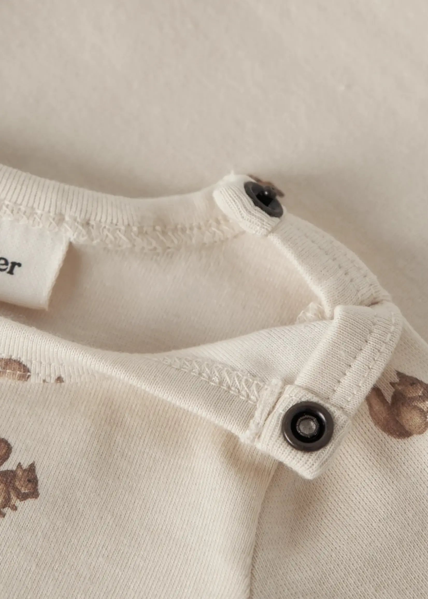 Lil’ Atelier Lil' Atelier | NBNLAYO KIM LS SLIM BODY LIL NOOS -  Turtledove/Squirrel