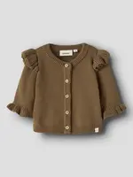 Lil’ Atelier Lil' Atelier | NBFKOPA LS KNIT CARD LIL - Kangaroo