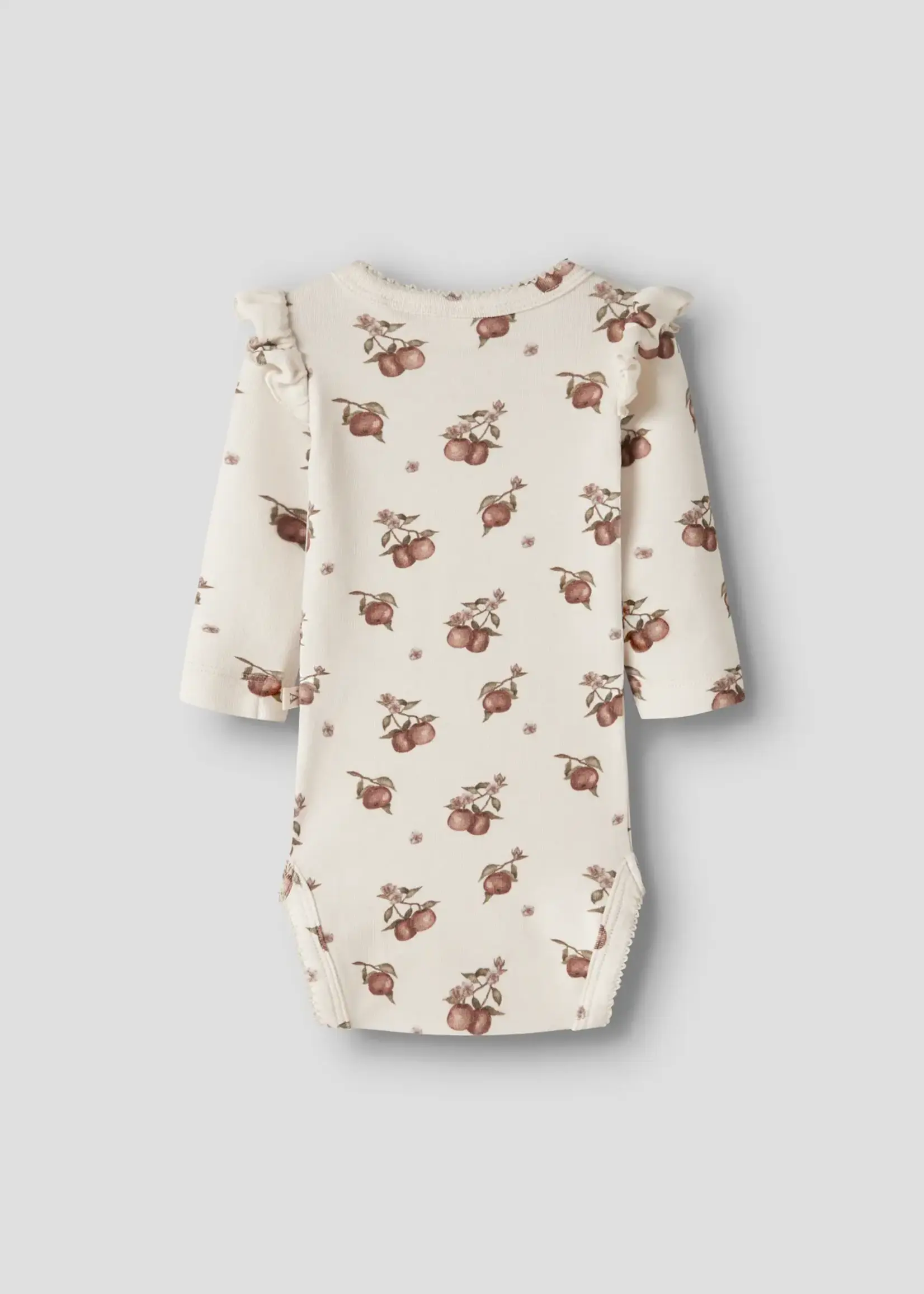 Lil’ Atelier Lil' Atelier | NBFGAYO KEP LS SLIM BODY LIL - Turtledove/Apple