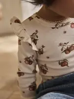 Lil’ Atelier Lil' Atelier | NBFGAYO KEP LS SLIM BODY LIL - Turtledove/Apple