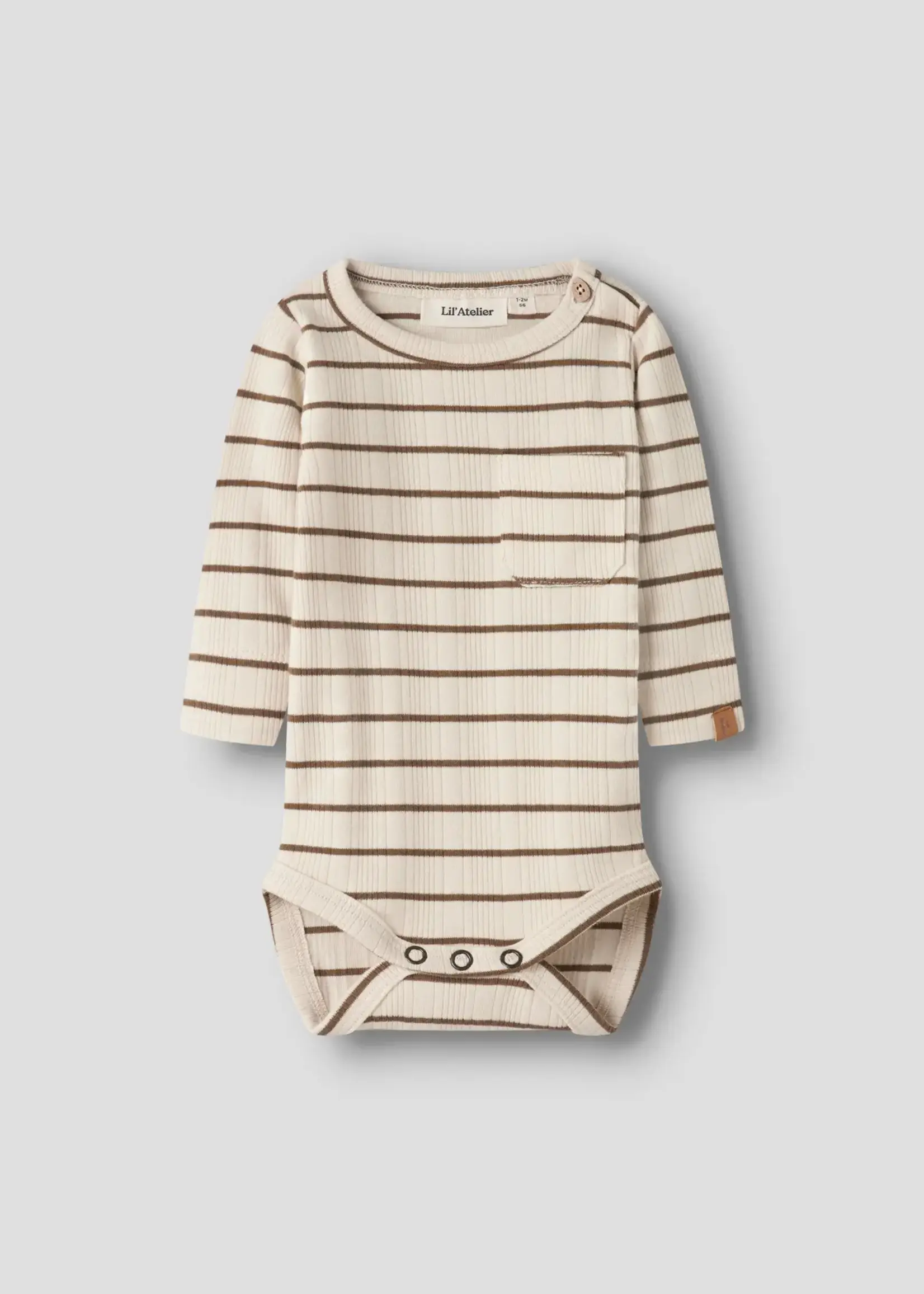 Lil’ Atelier Lil'Atelier | NBMKABY ls slim body lil - Turtledove / Kangaroo