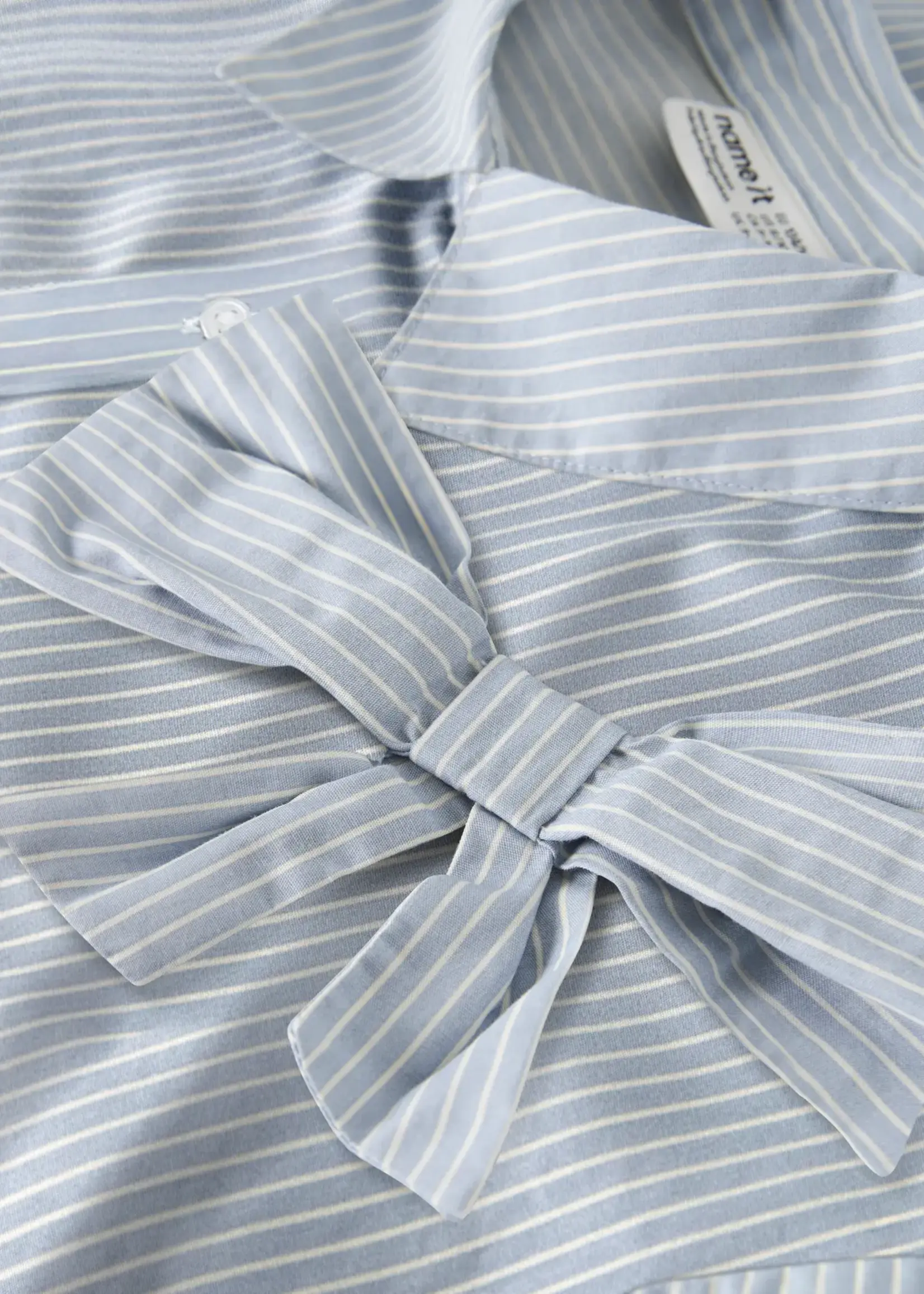 Name It Name it | NKFKAMESA ls rlx shirt - Subdued Blue / Antique wh
