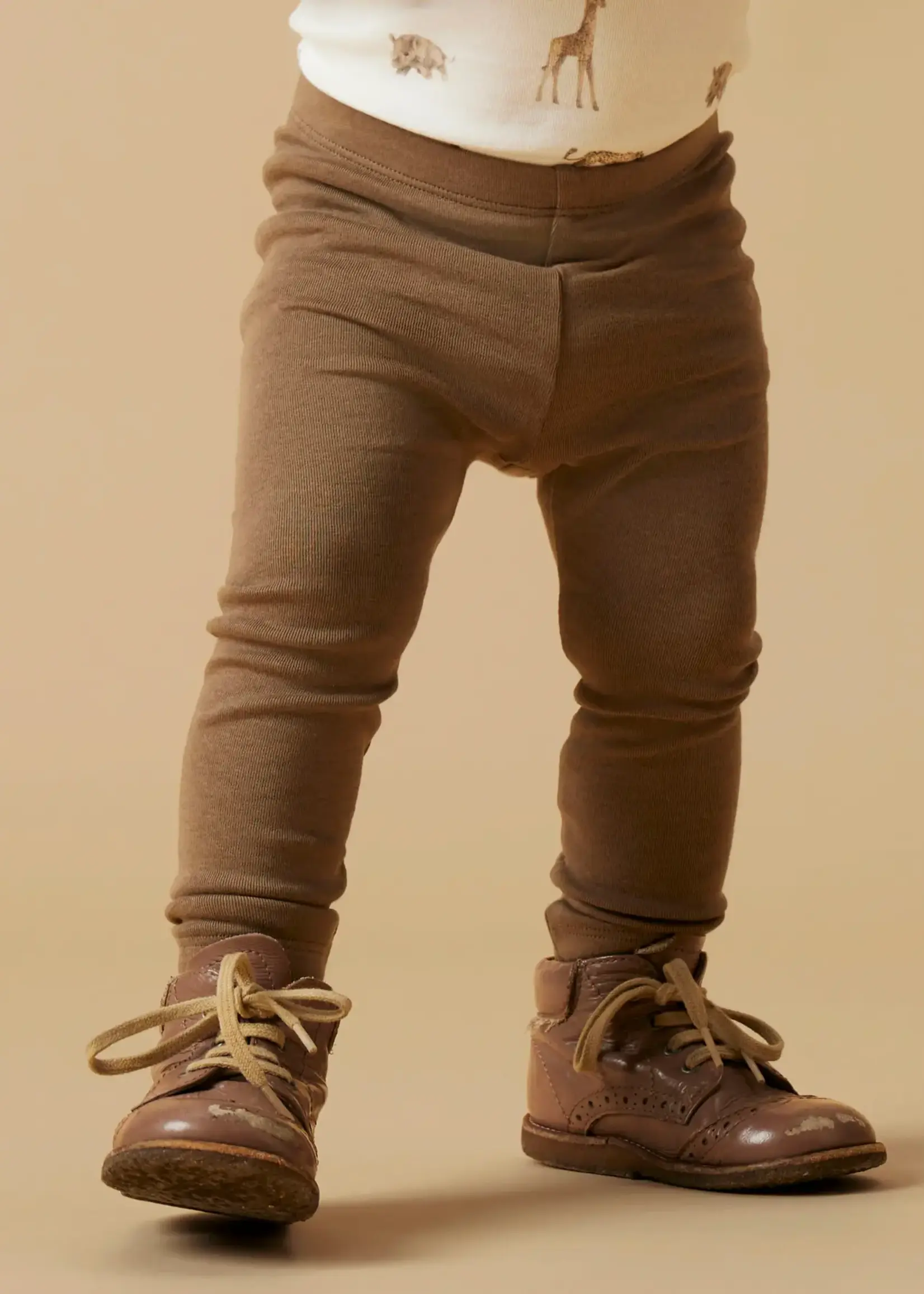 Lil’ Atelier Lil'Atelier | NBNGAYO slim leggings lil noos - Shitake