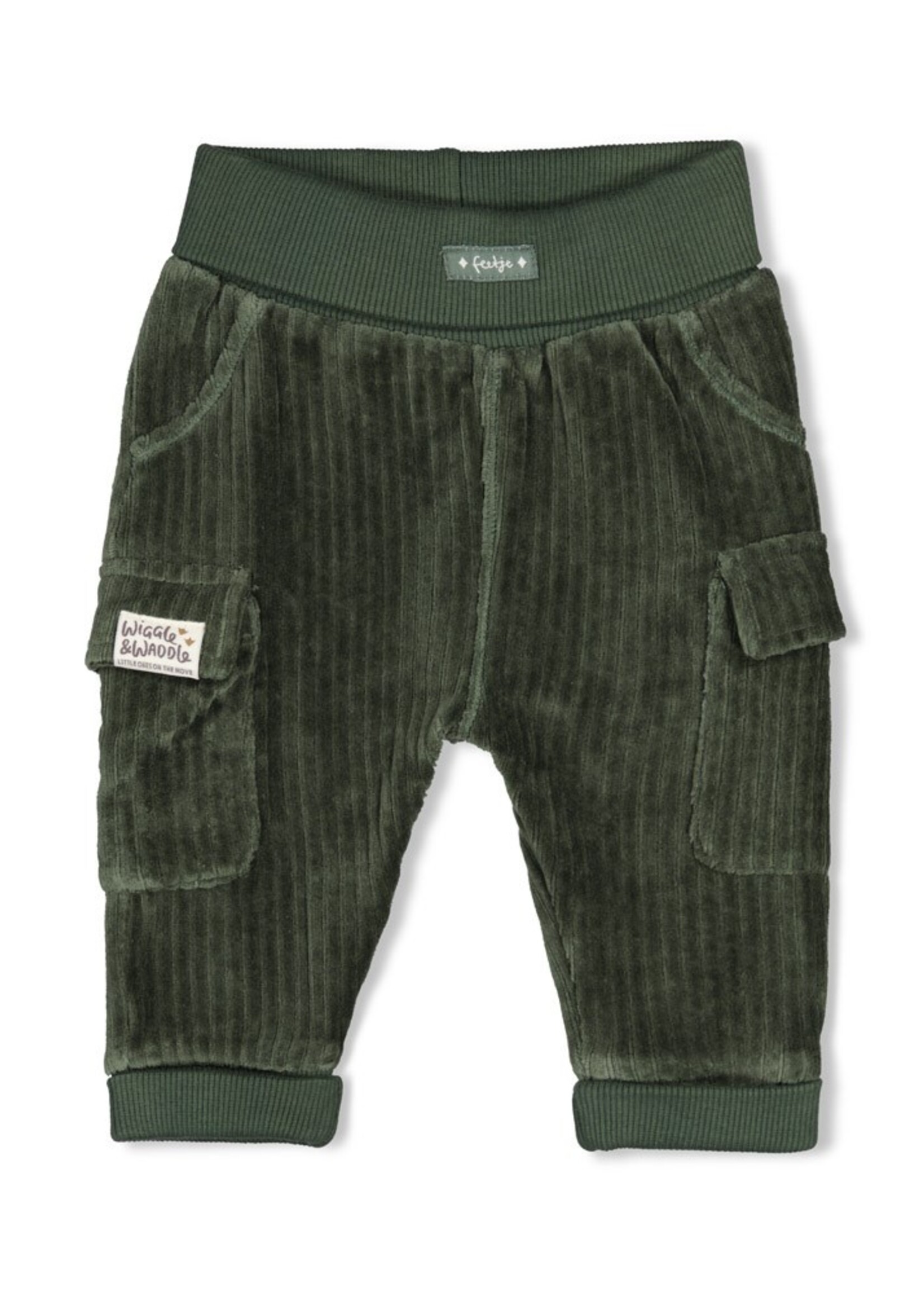 Feetje Feetje | Broek velours rib - Wiggle and Waddle