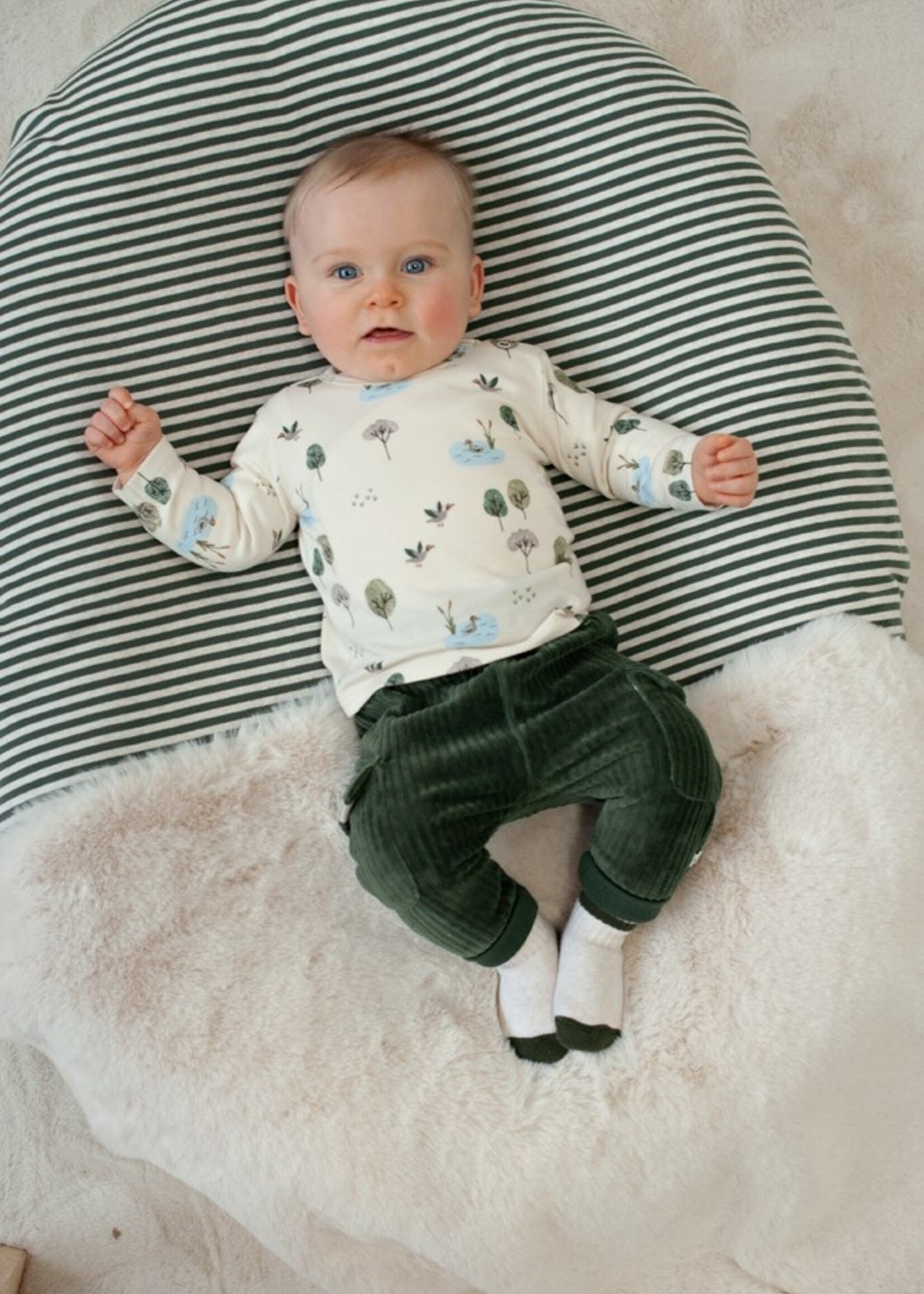 Feetje Feetje | Broek velours rib - Wiggle and Waddle