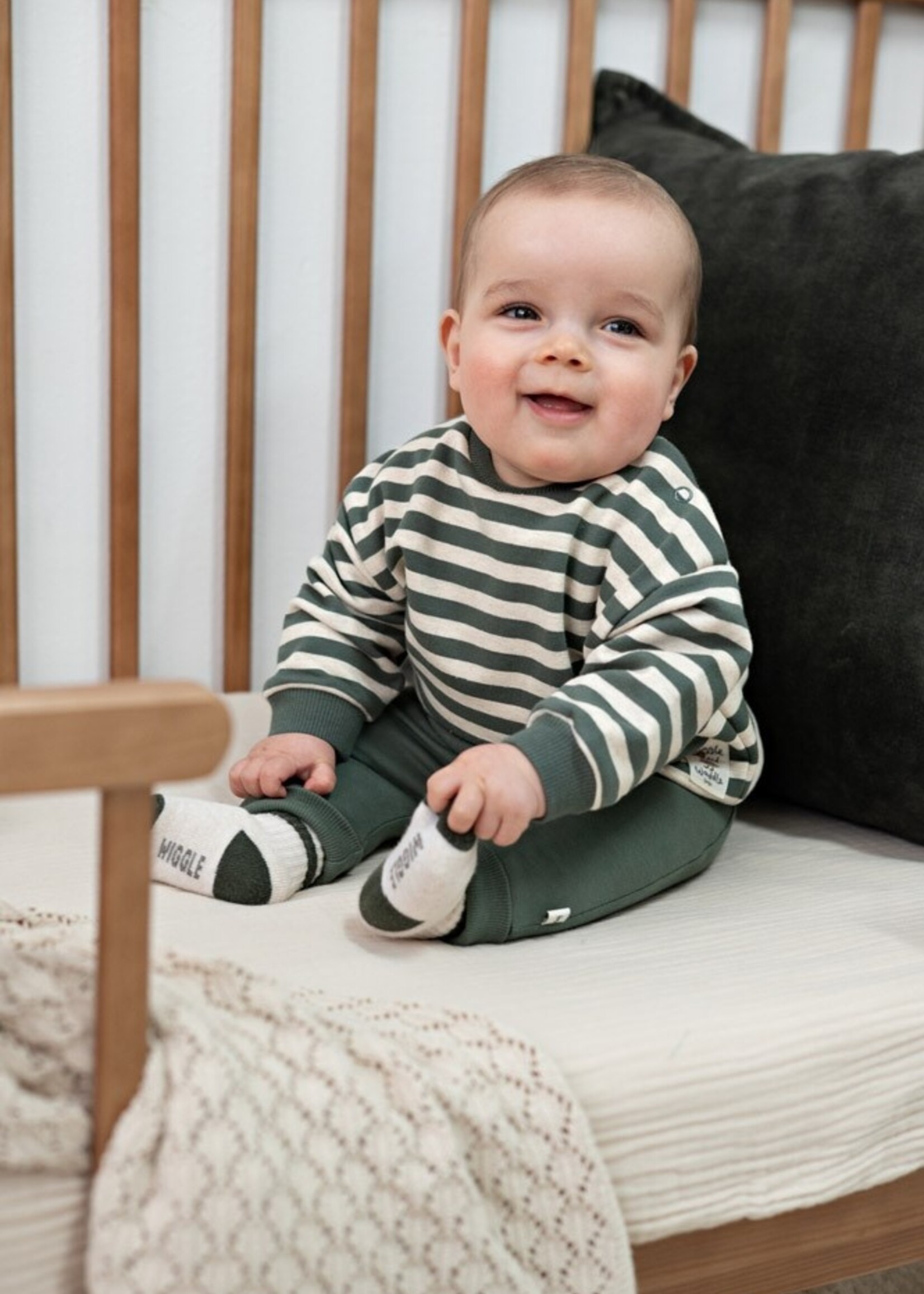 Feetje Feetje | Sweater streep oversized - Wiggle and Waddle