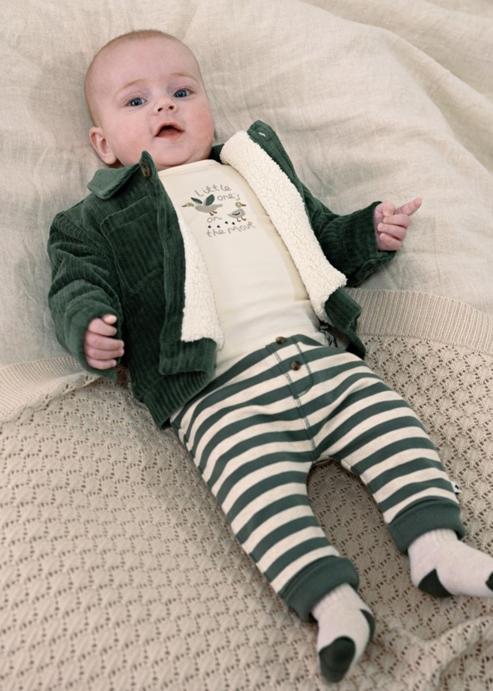 Feetje Feetje | Jasje velours rib - Wiggle and Waddle
