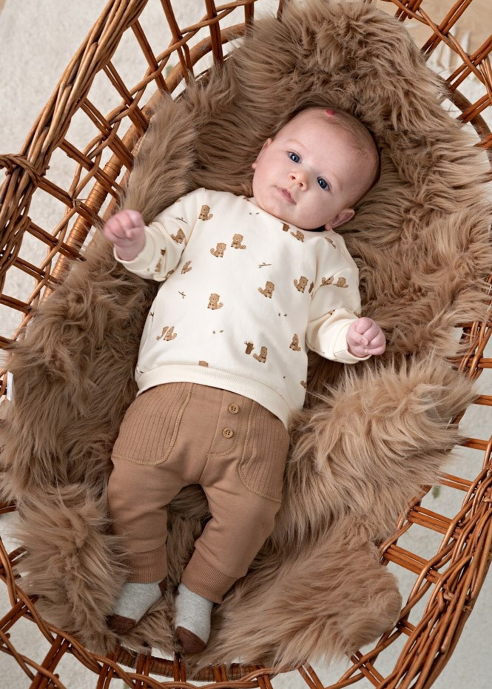 Feetje Feetje | Broek - Tiny Timber Tales Camel