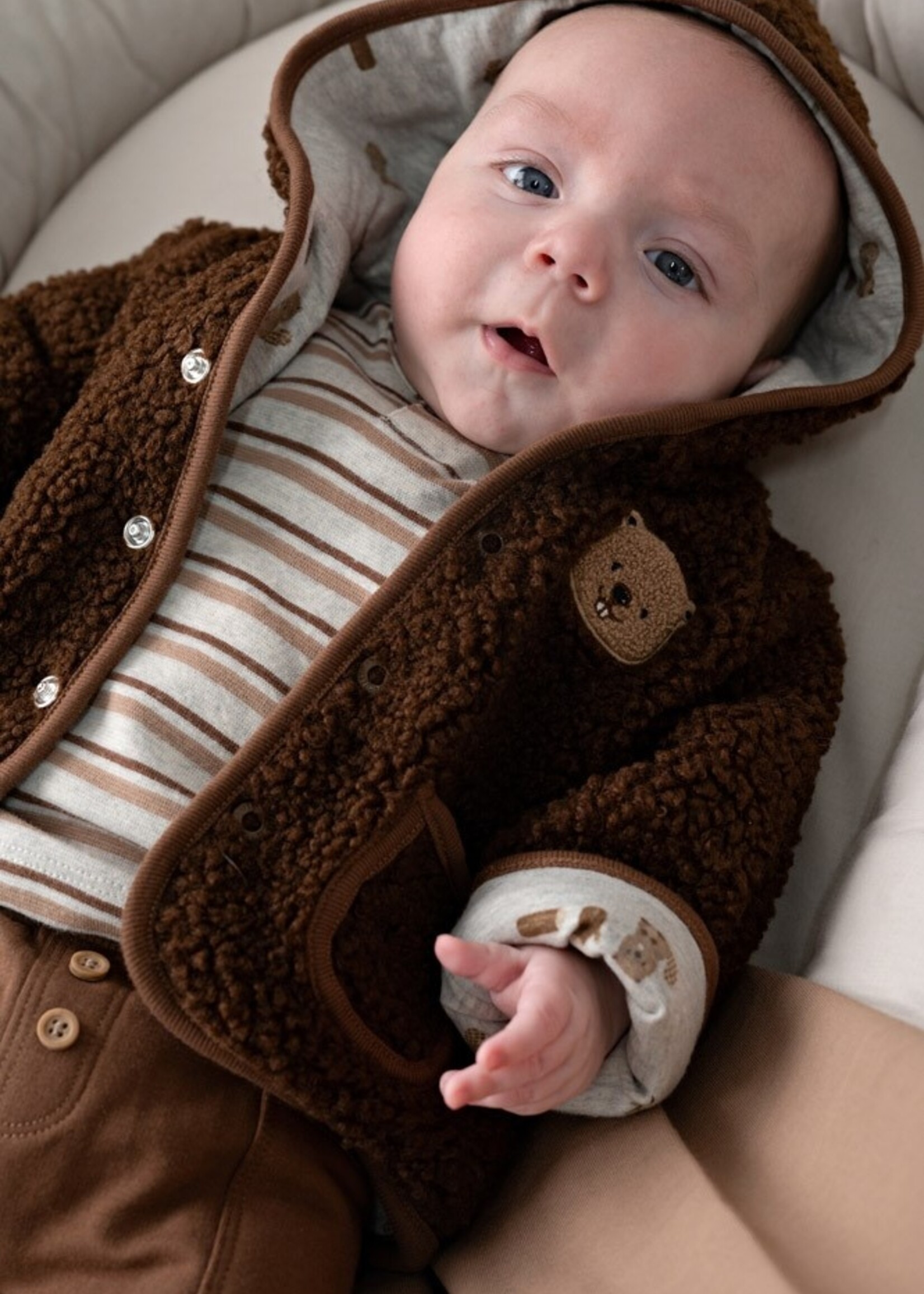Feetje Feetje | Longsleeve rib met streep - Tiny Timber Tales