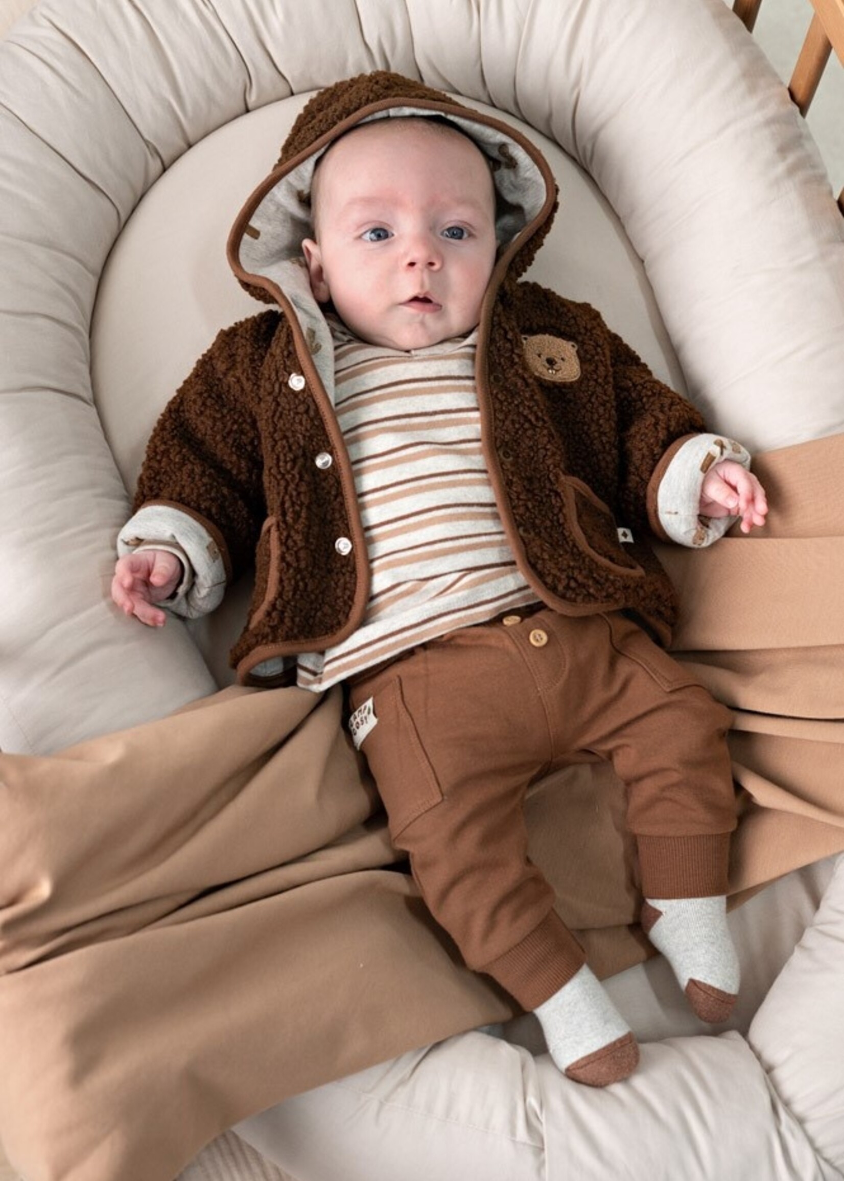 Feetje Feetje | Longsleeve rib met streep - Tiny Timber Tales