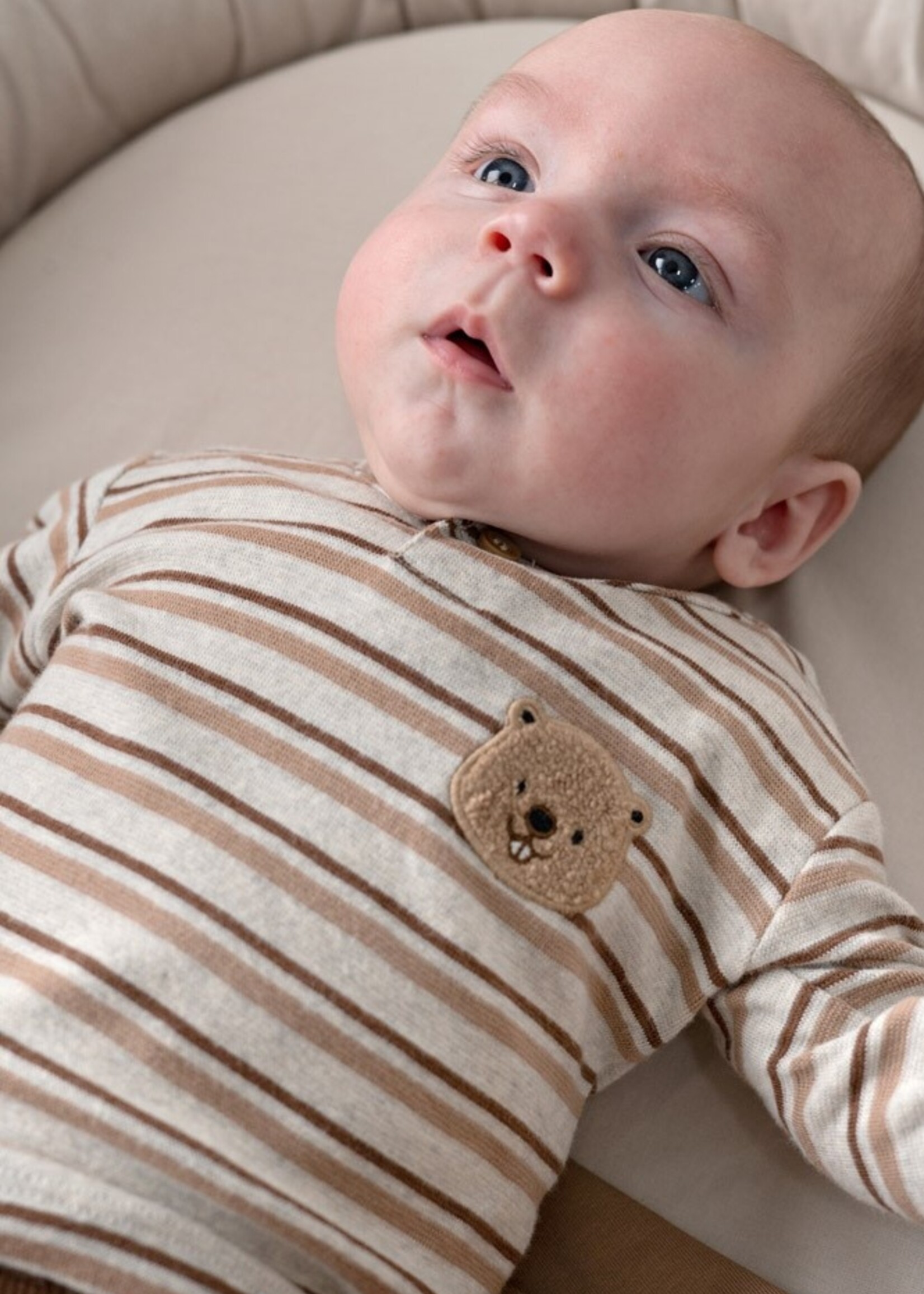 Feetje Feetje | Longsleeve rib met streep - Tiny Timber Tales