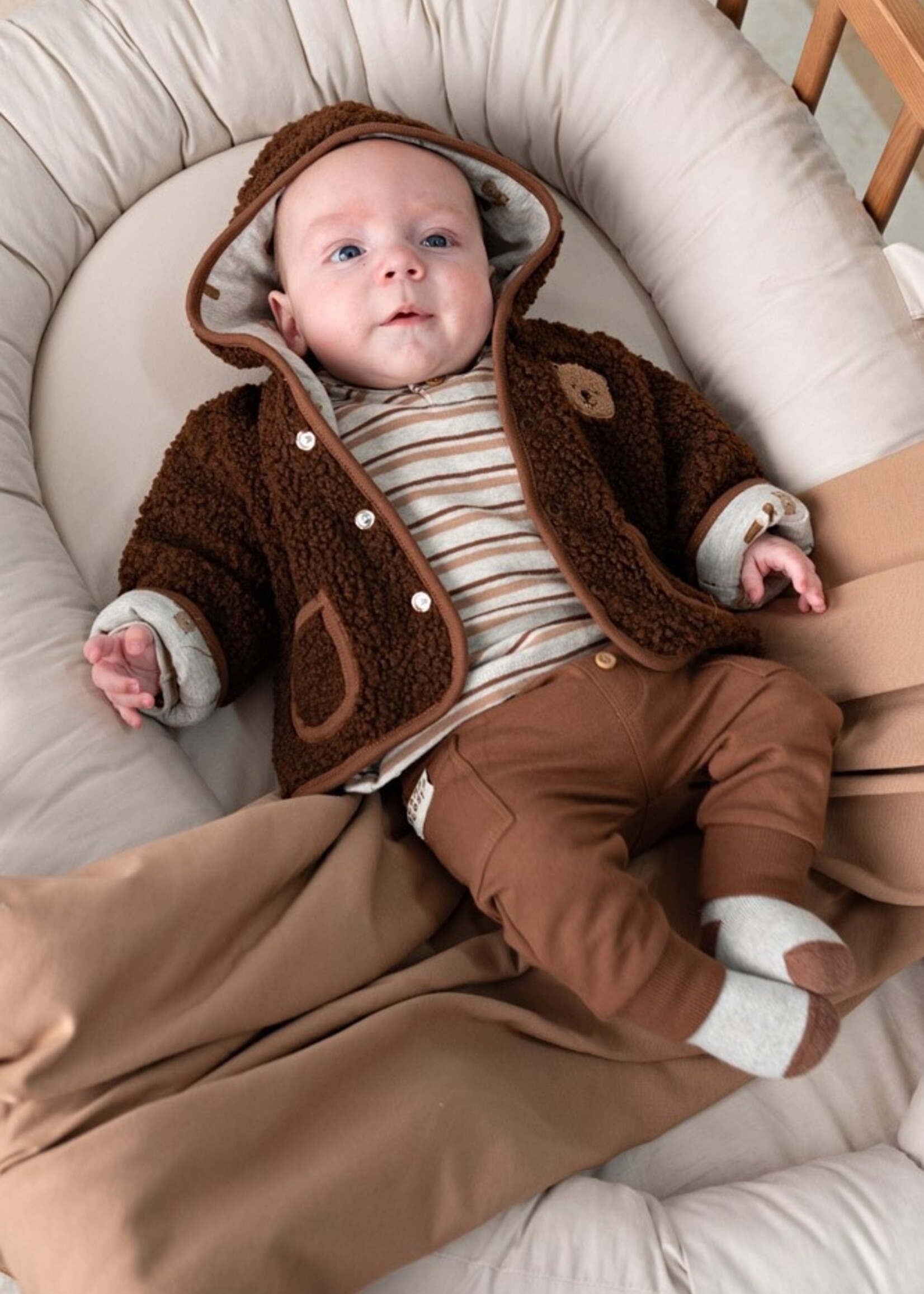 Feetje Feetje | Longsleeve rib met streep - Tiny Timber Tales