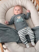 Feetje Feetje | Broek rib met streep - Beep Beep