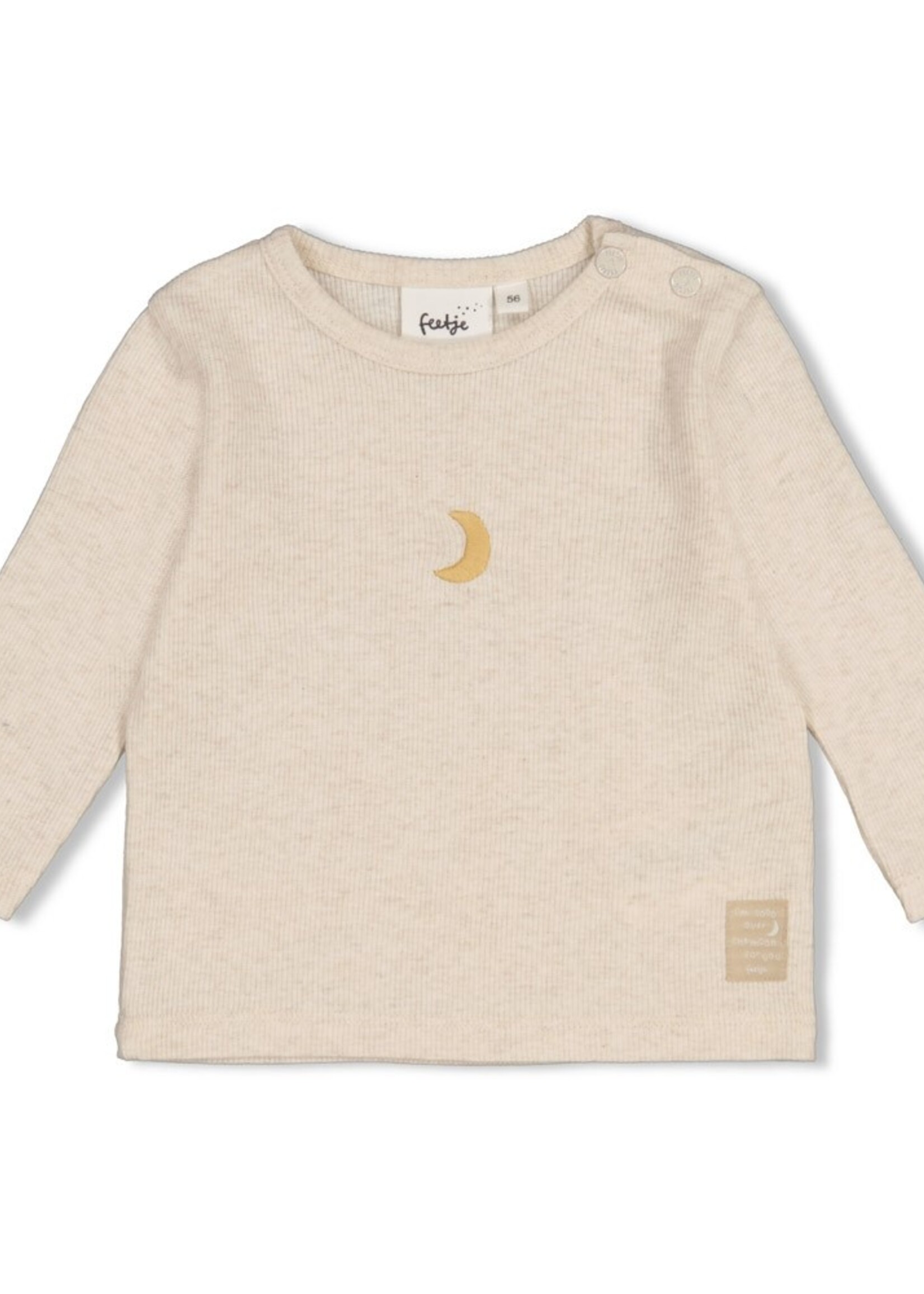 Feetje Feetje | Longsleeve rib - Over the Moon for You