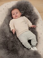 Feetje Feetje | Broek rib met streep - Penguin Cuddles