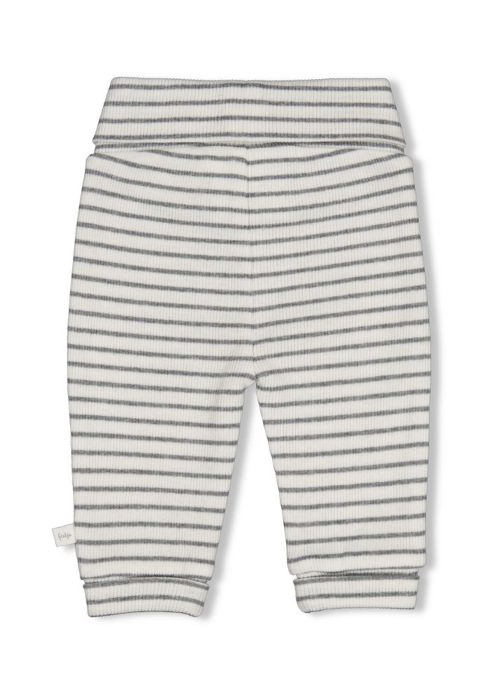 Feetje Feetje | Broek rib met streep - Penguin Cuddles