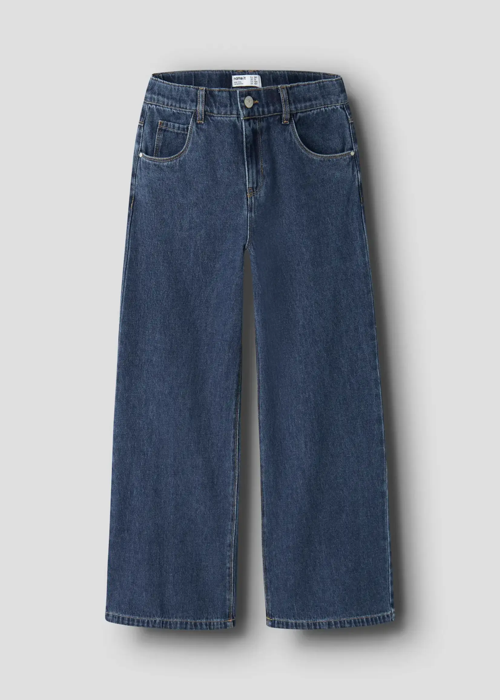 Name It Name It | NKFBELLA SKATER XWIDE JEANS 3111-ZA - Dark Blue Denim
