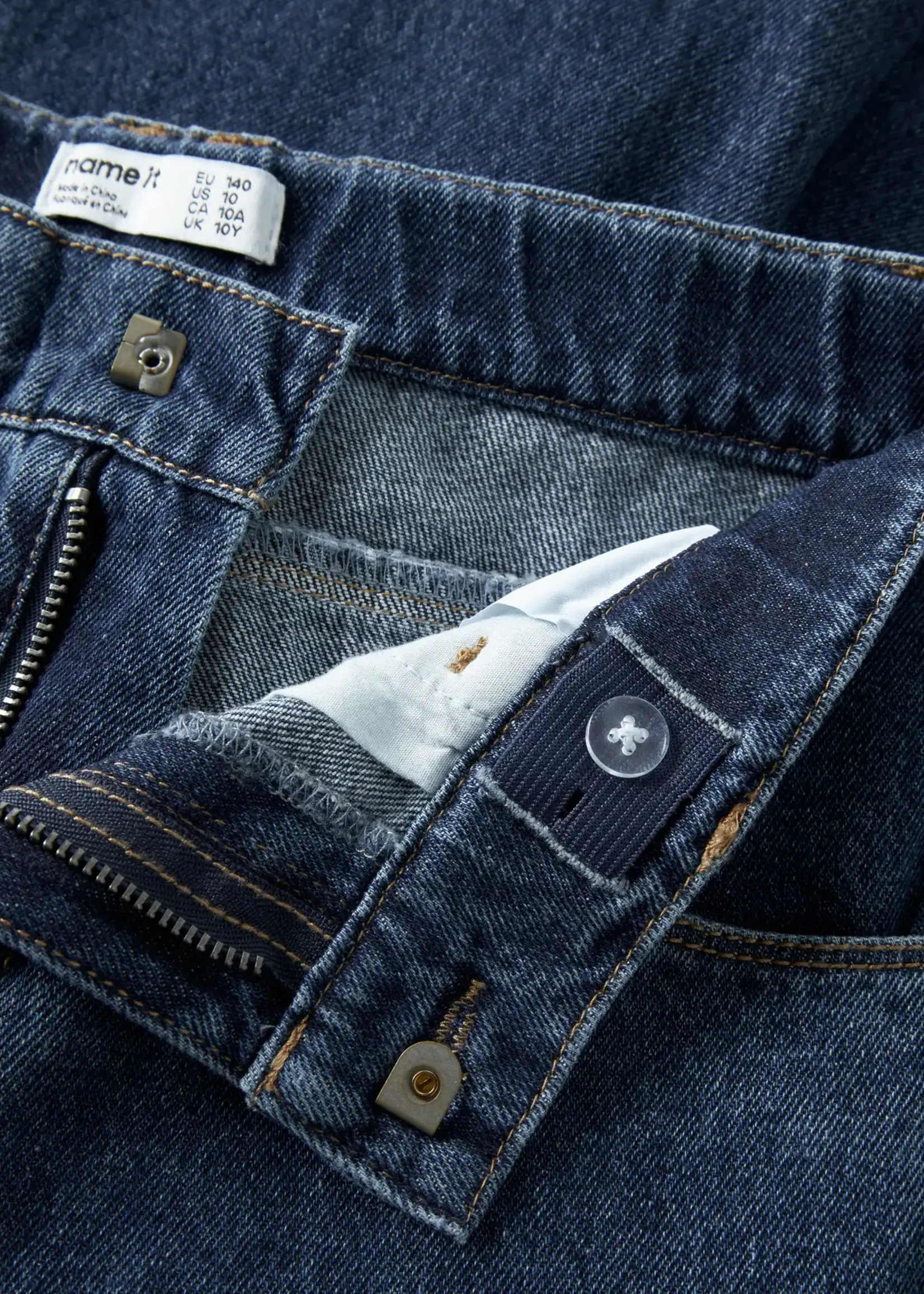 Name It Name It | NKFBELLA SKATER XWIDE JEANS 3111-ZA - Dark Blue Denim