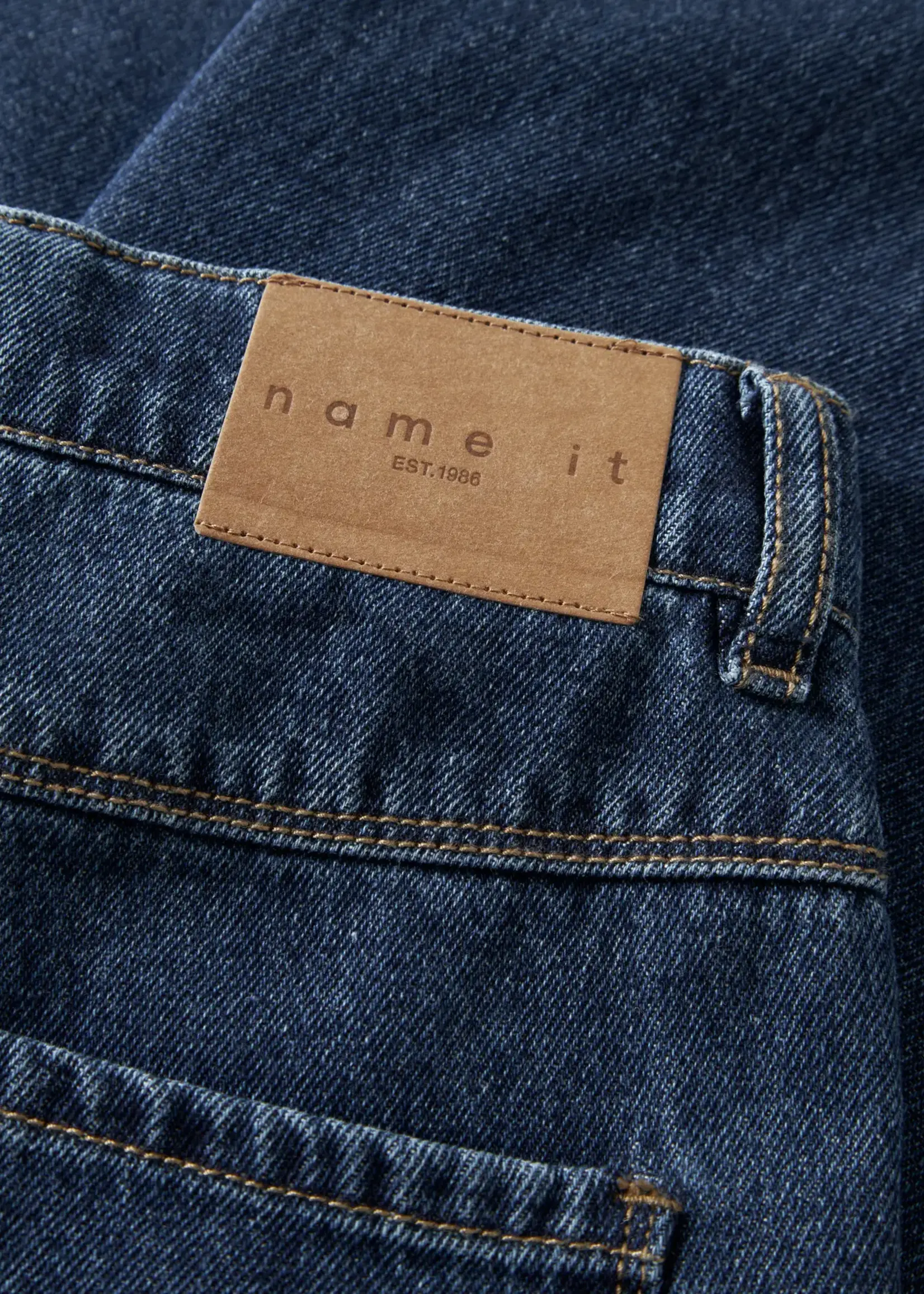 Name It Name It | NKFBELLA SKATER XWIDE JEANS 3111-ZA - Dark Blue Denim