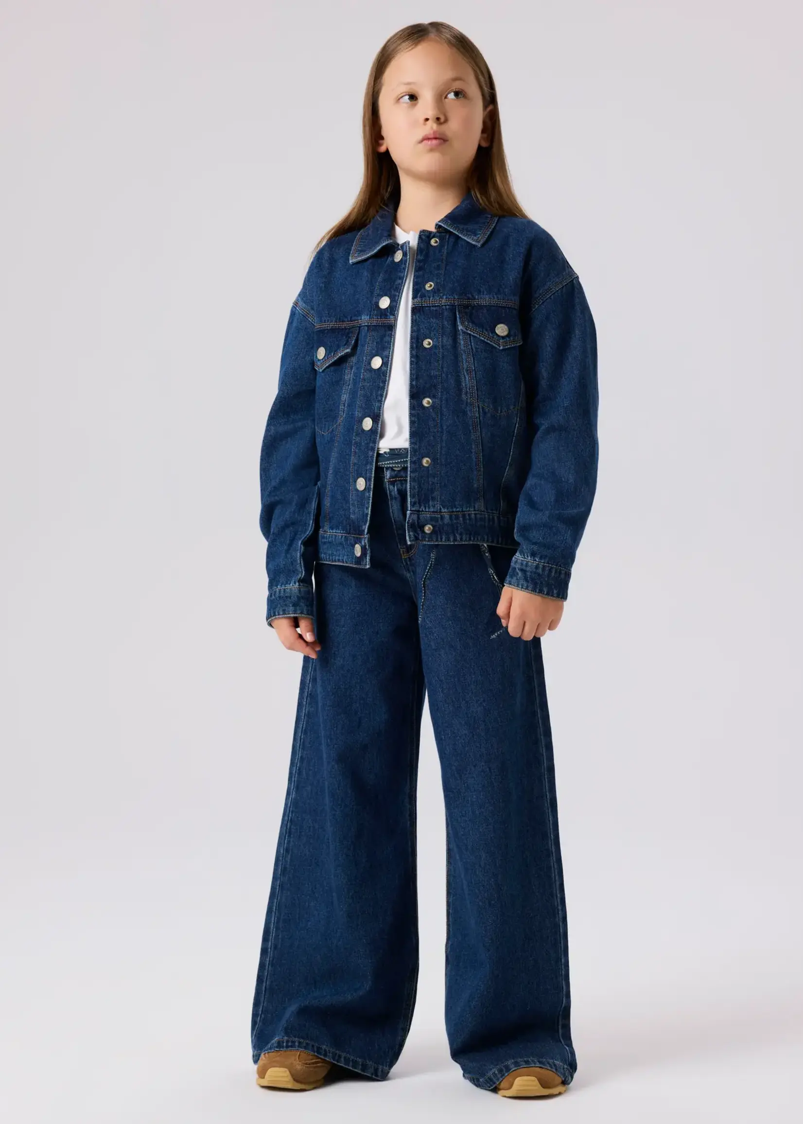 Name It Name It | NKFBELLA SKATER XWIDE JEANS 3111-ZA - Dark Blue Denim