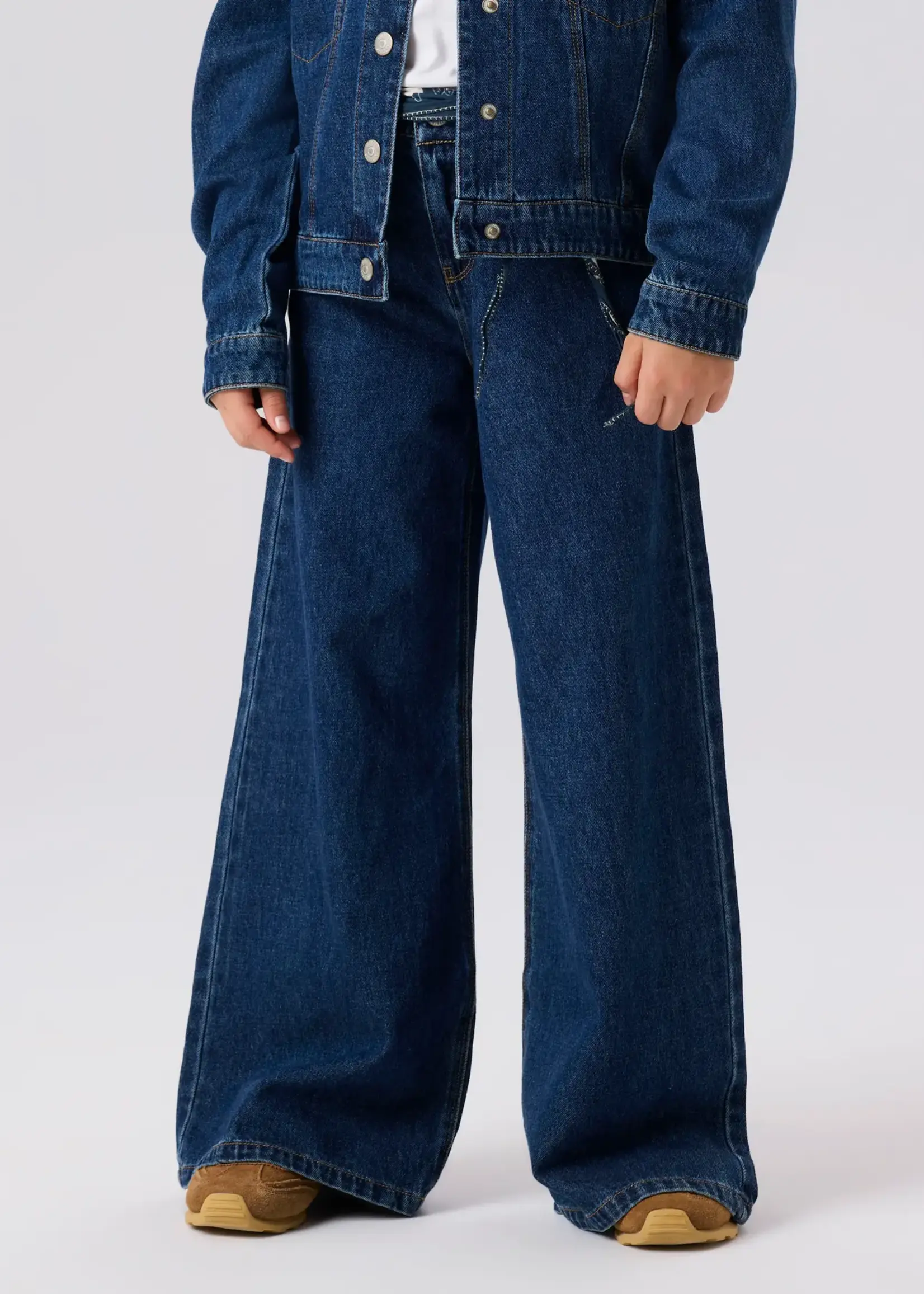 Name It Name It | NKFBELLA SKATER XWIDE JEANS 3111-ZA - Dark Blue Denim